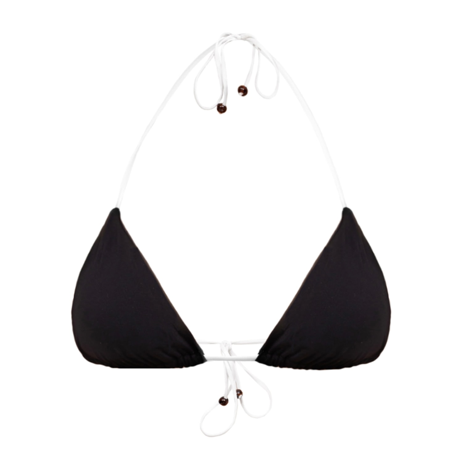 Kikki-g Swimwear Women's Josie Bikini Black Silver Top In Black