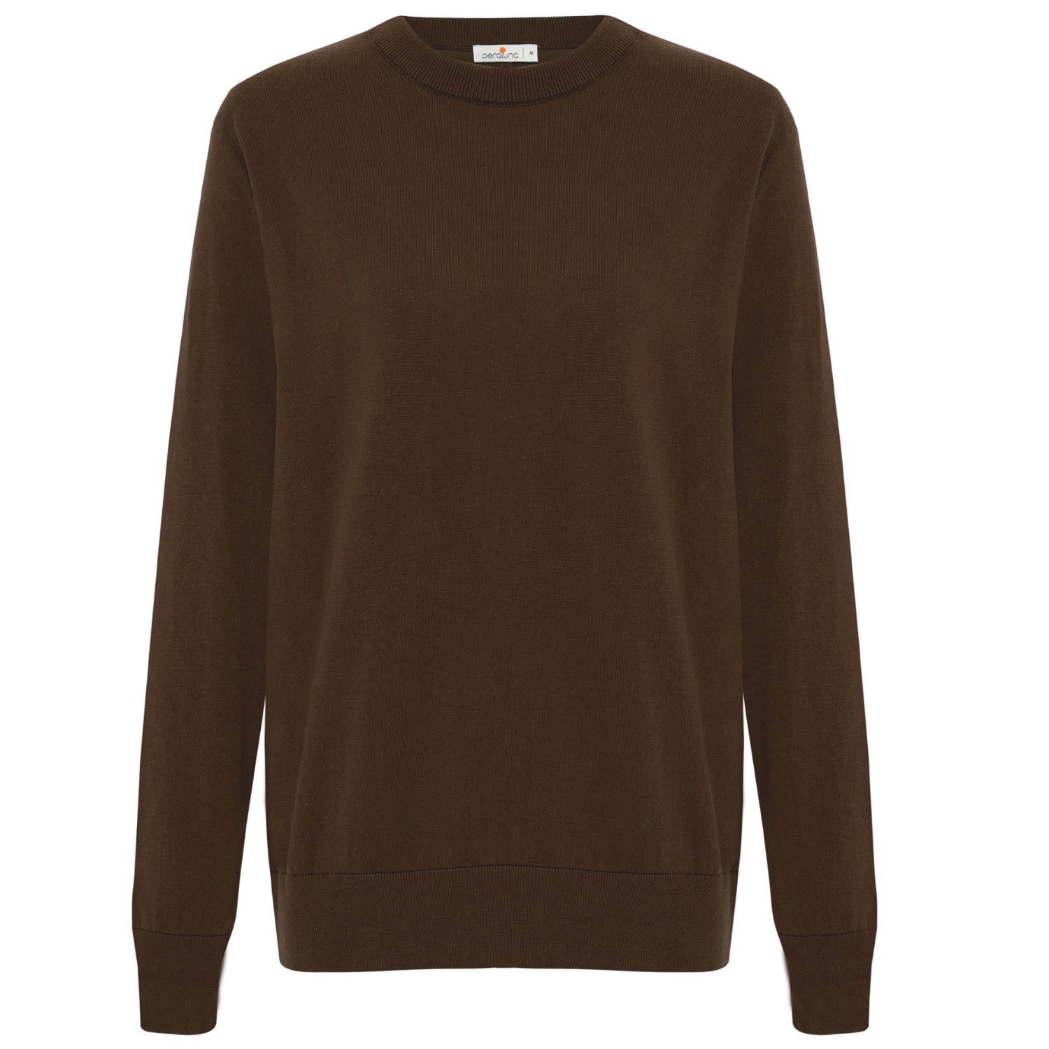 Peraluna Men's Mateo O Neck Pullover In Brown In Brown