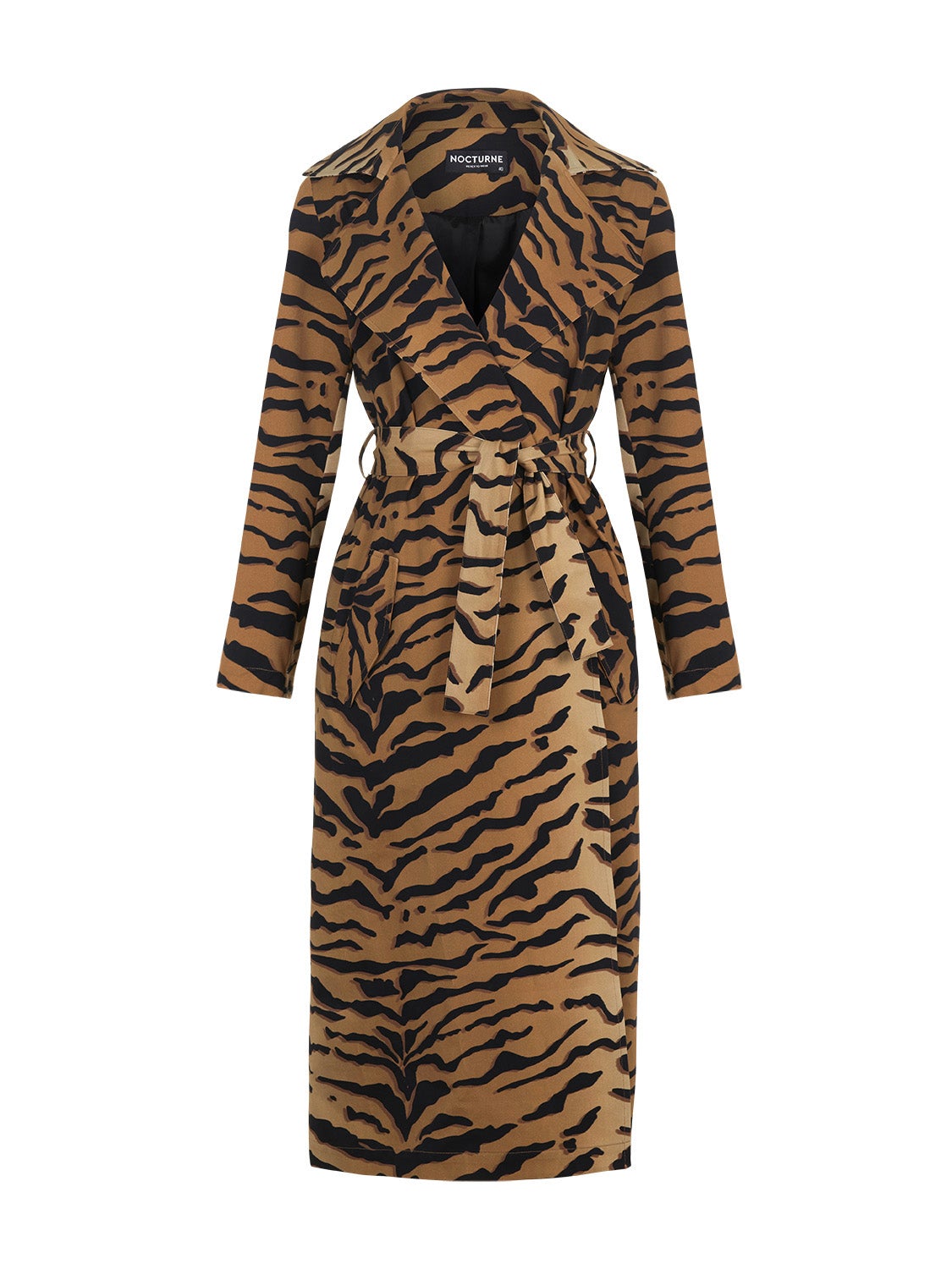 Tiger Print Trench Coat By Adam Lippes Collective For $115 Rent The Runway