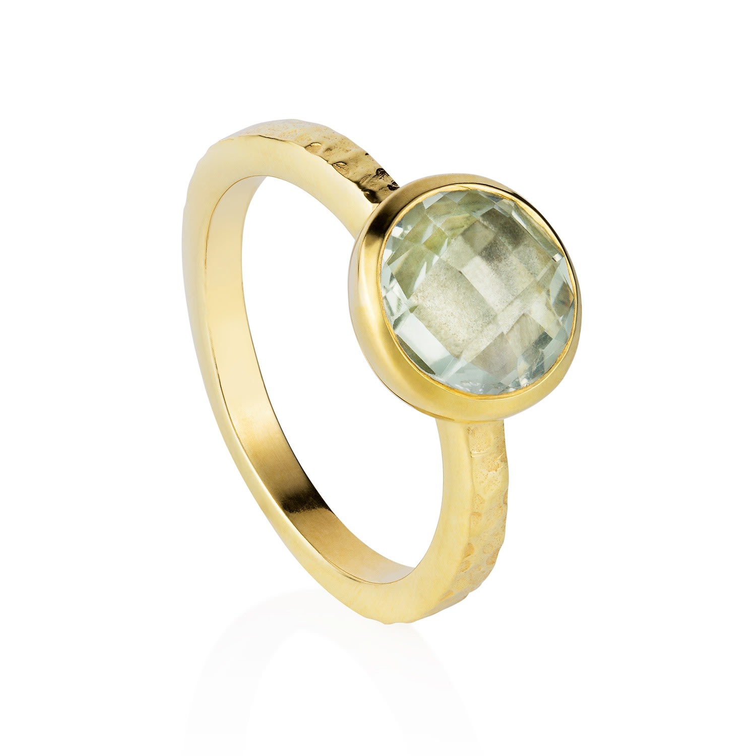 Women’s Estella Gold Ring Green Amethyst Neola Design