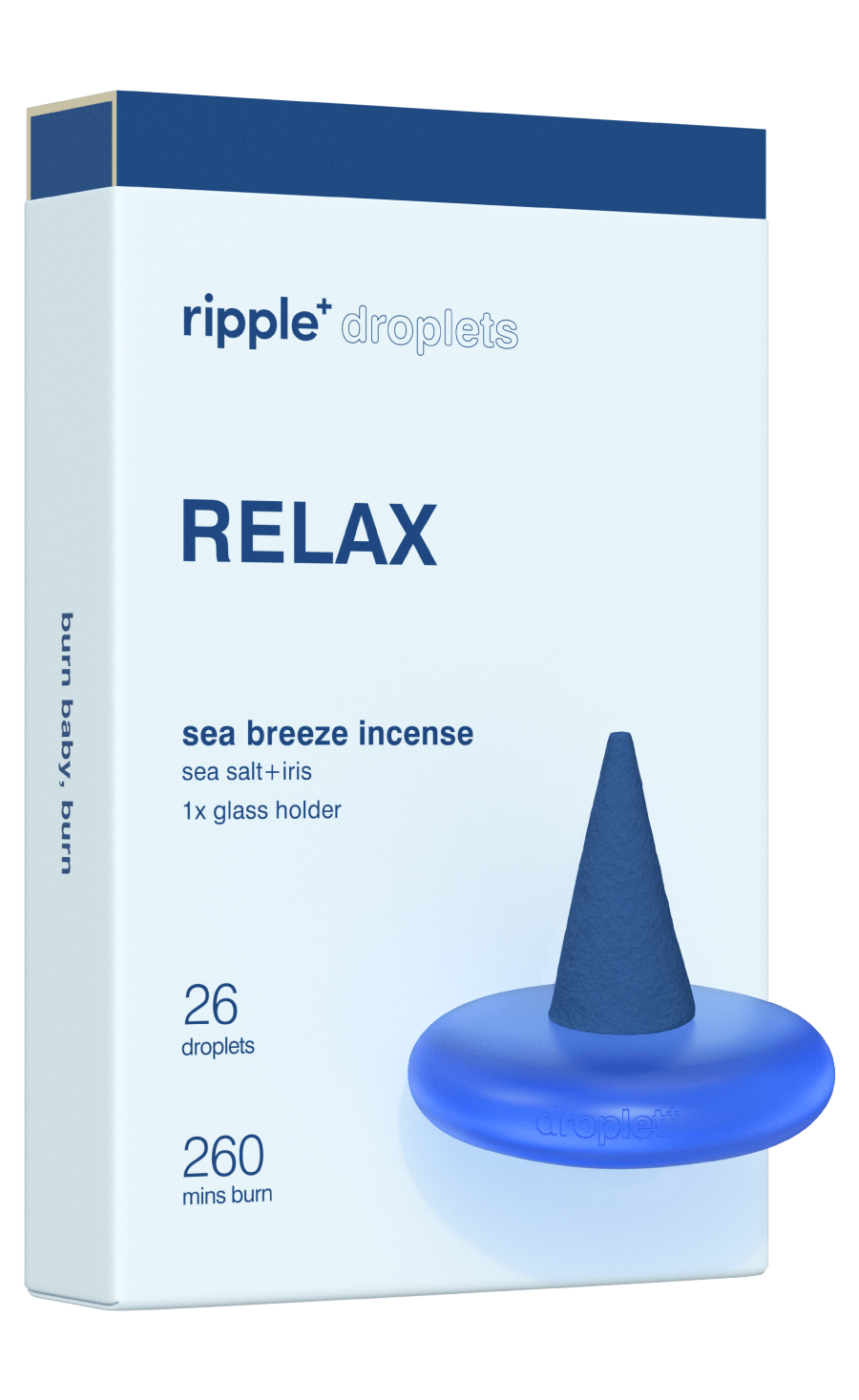 Ripple Blue Relax Incense Droplet - Sea Breeze Aroma
