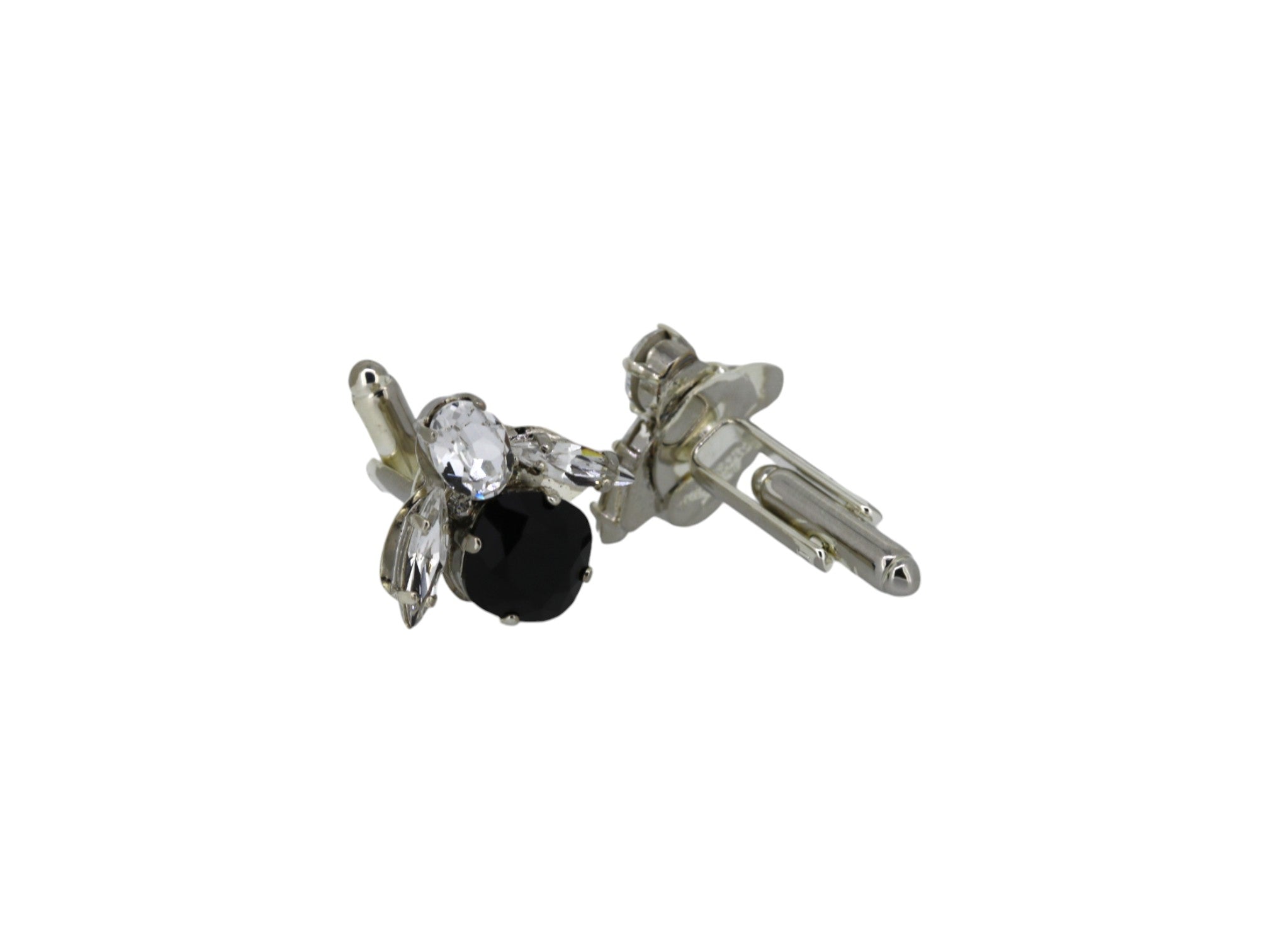 Vickisarge Men's The Black Bee Cufflinks In Platinum