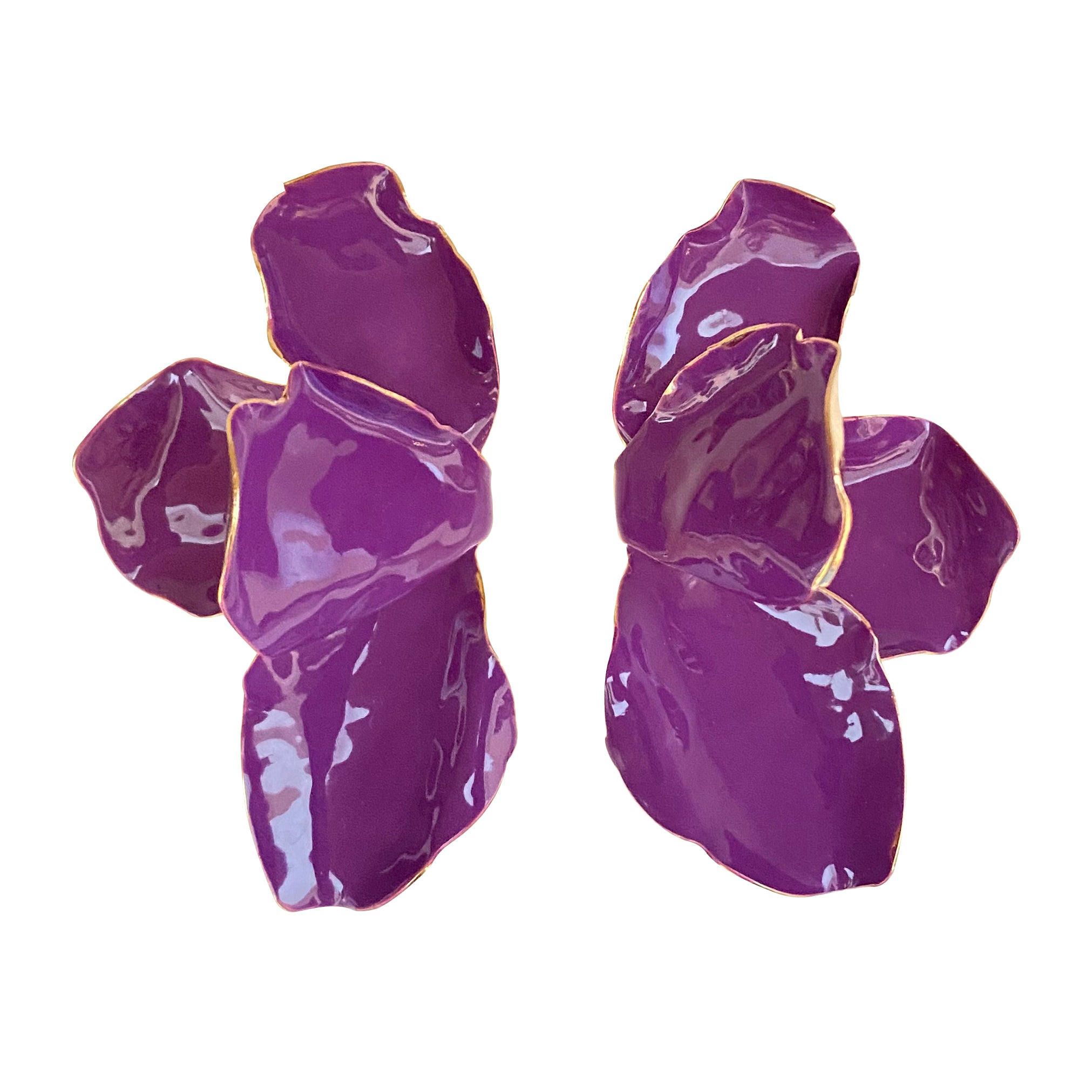 Smilla Brav Women's Pink / Purple Earrings Purple Bloom