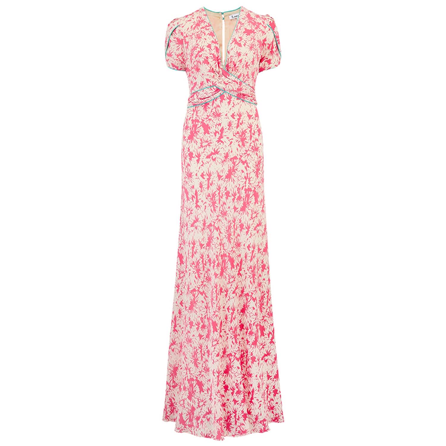 salmon colour dress