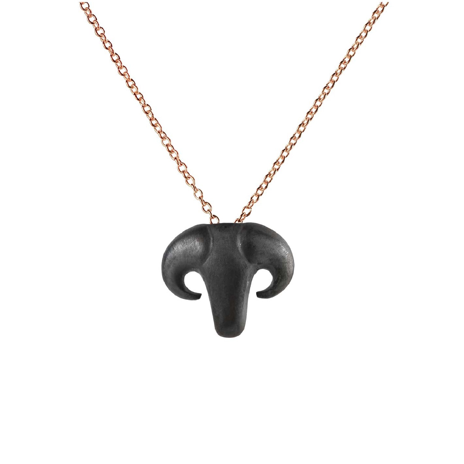Freya & Thor Of Sweden Men's Gold / Black Capra Necklace - Oxid Silver & Gold Min In Multi