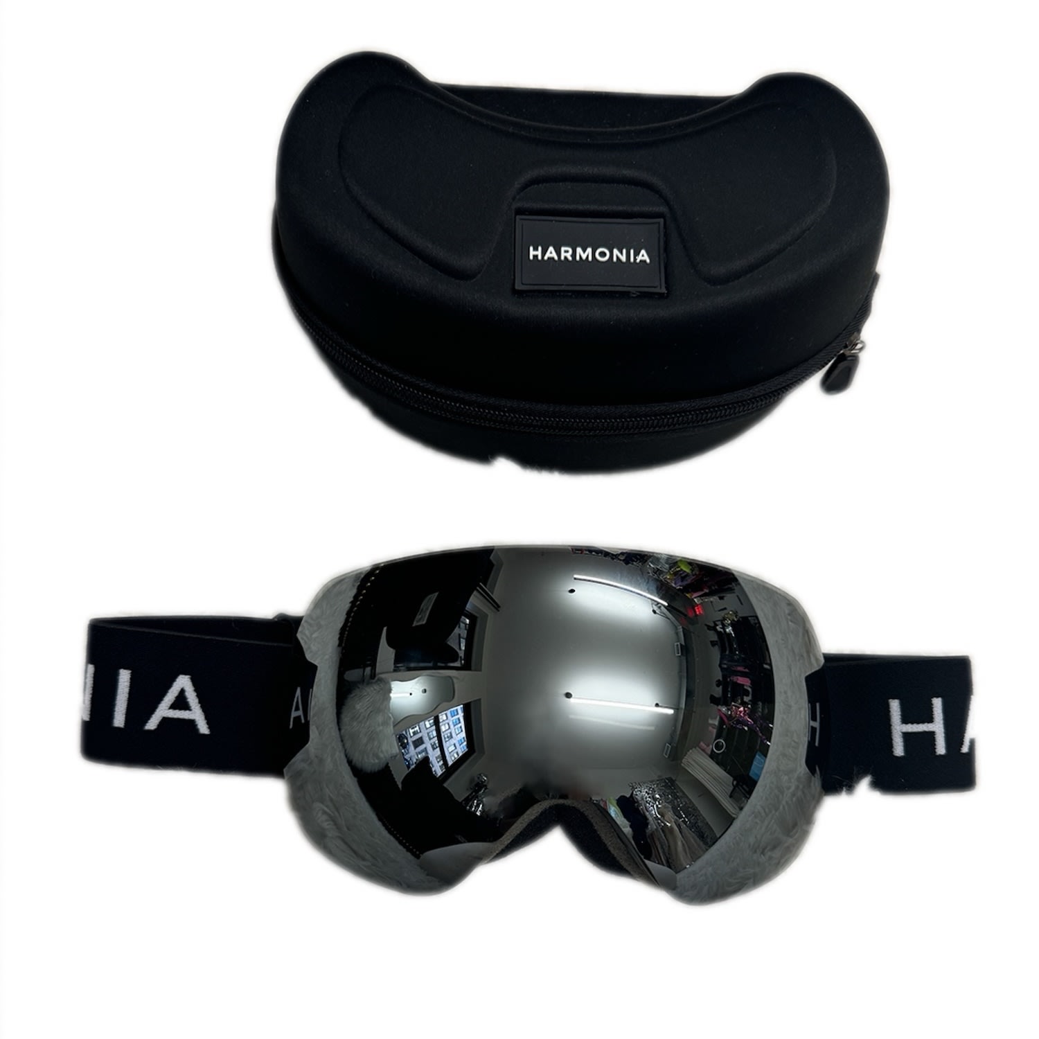 Harmonia Ny Women's Silver Spaced Out  - Anti-dust, Ski-mask & Snowboard Goggle Mask With Uv Protection, Anti-fo