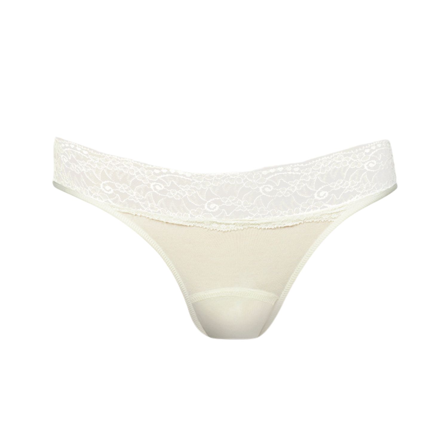 Zd Zero Defects Women's Neutrals Venus Mini Lace Brief – Sensuality With Soy Fiber - Color Natural