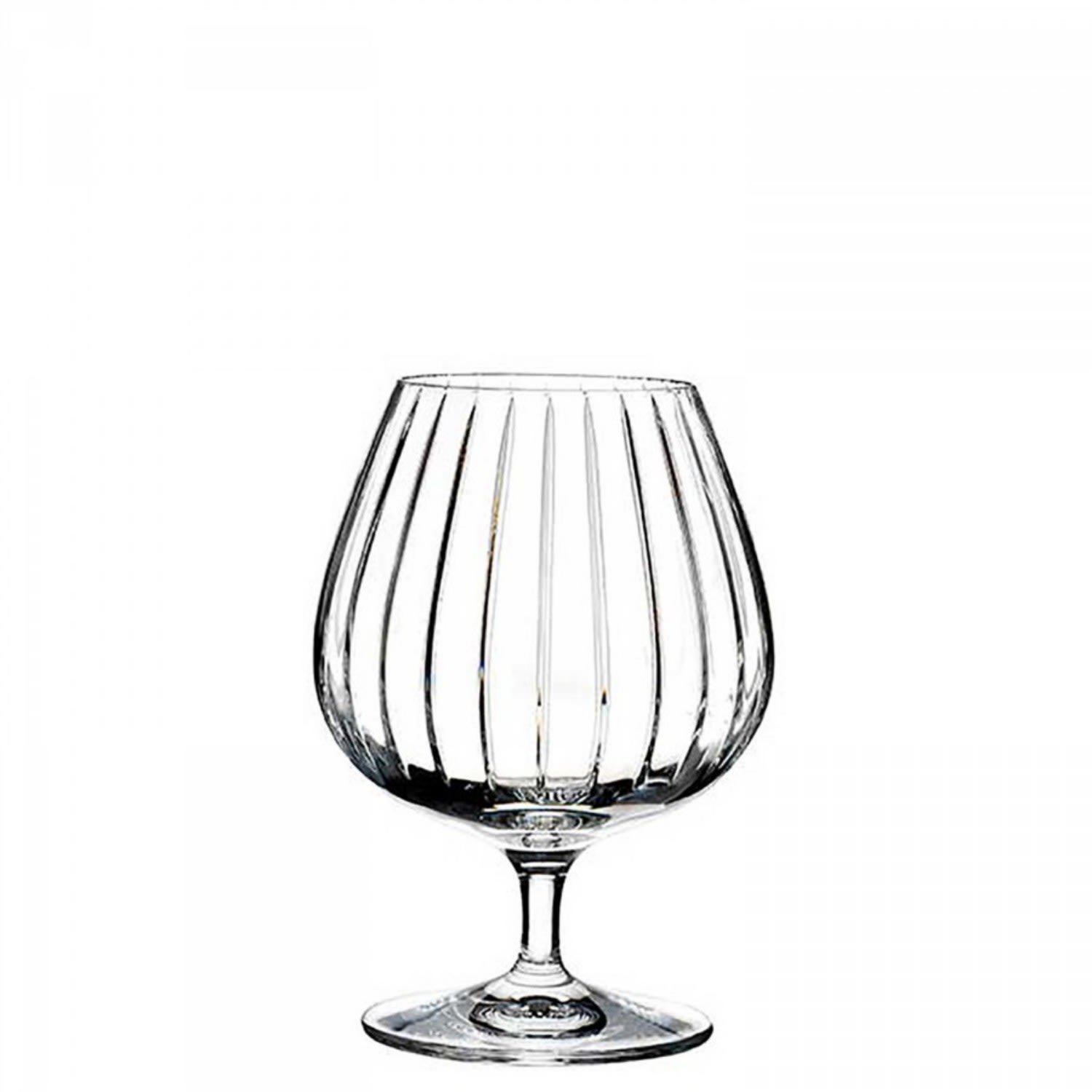 Pair Of Crystal Brandy Balloon Glasses Elisk