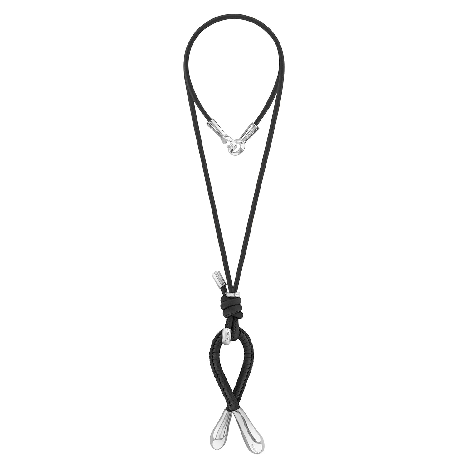 Women's Black / Silver Koi Black Silver | Corso Jewelry