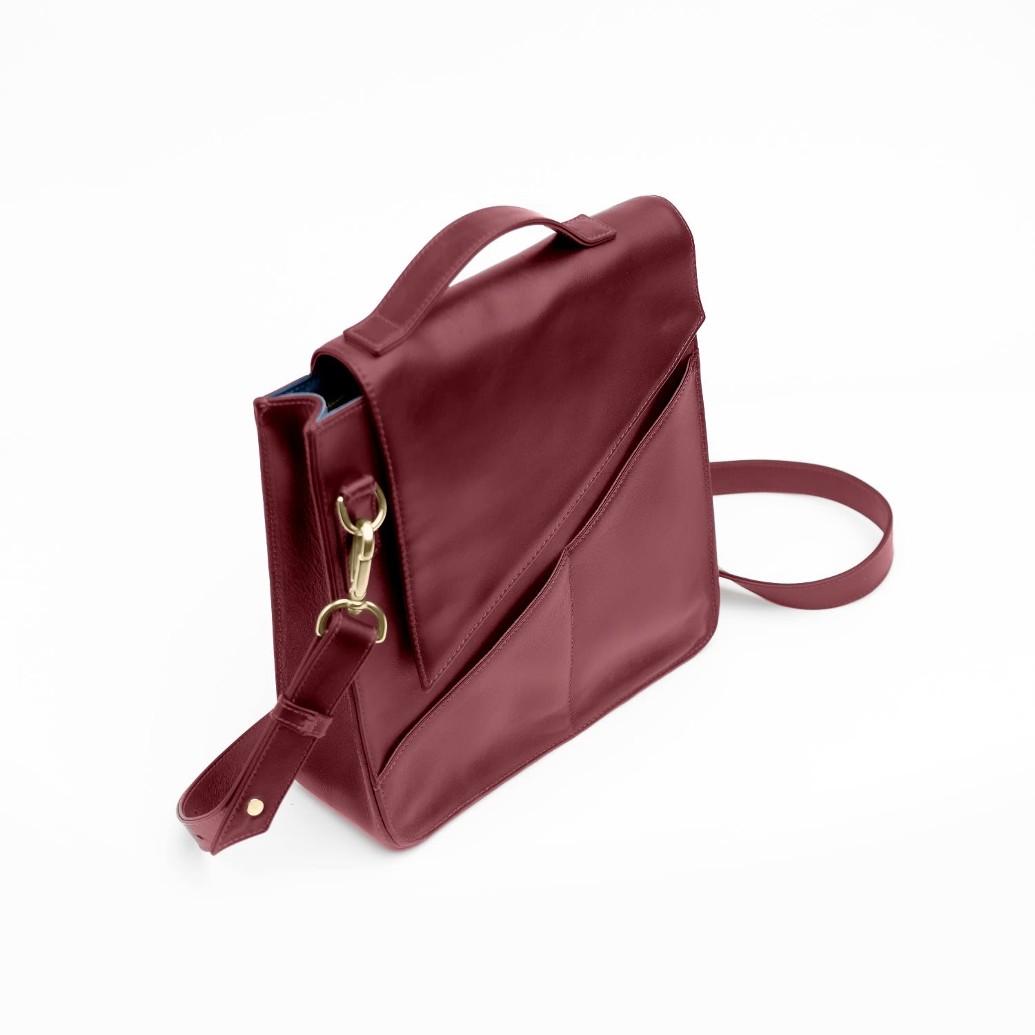 burgundy crossbody purse