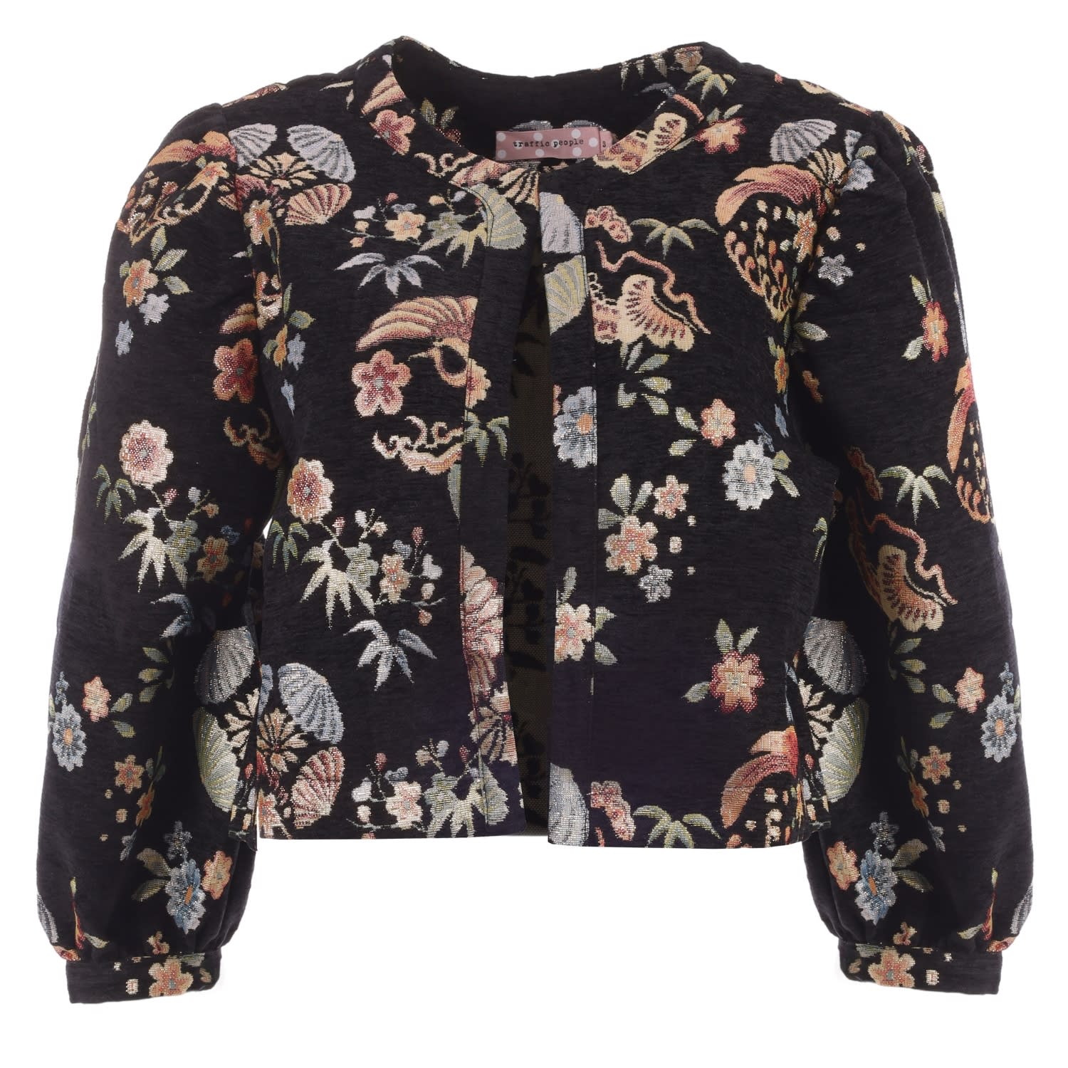 Traffic People Women's Black Fleeting Fools Paddle Jacket In Black