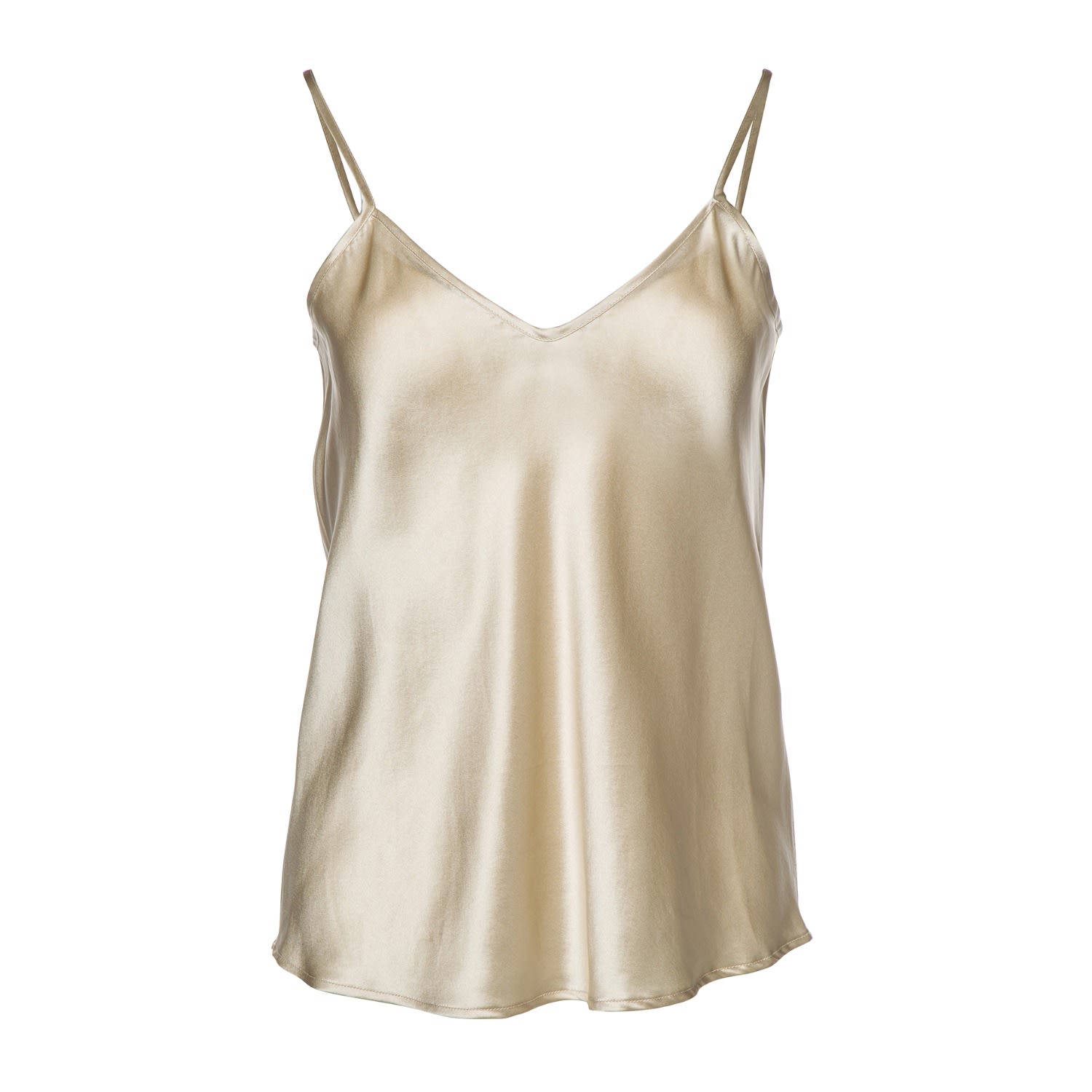 Marche' Du Luxe Women's Neutrals Pure Silk Luxury Camisole Bias Cut Champage In Purple