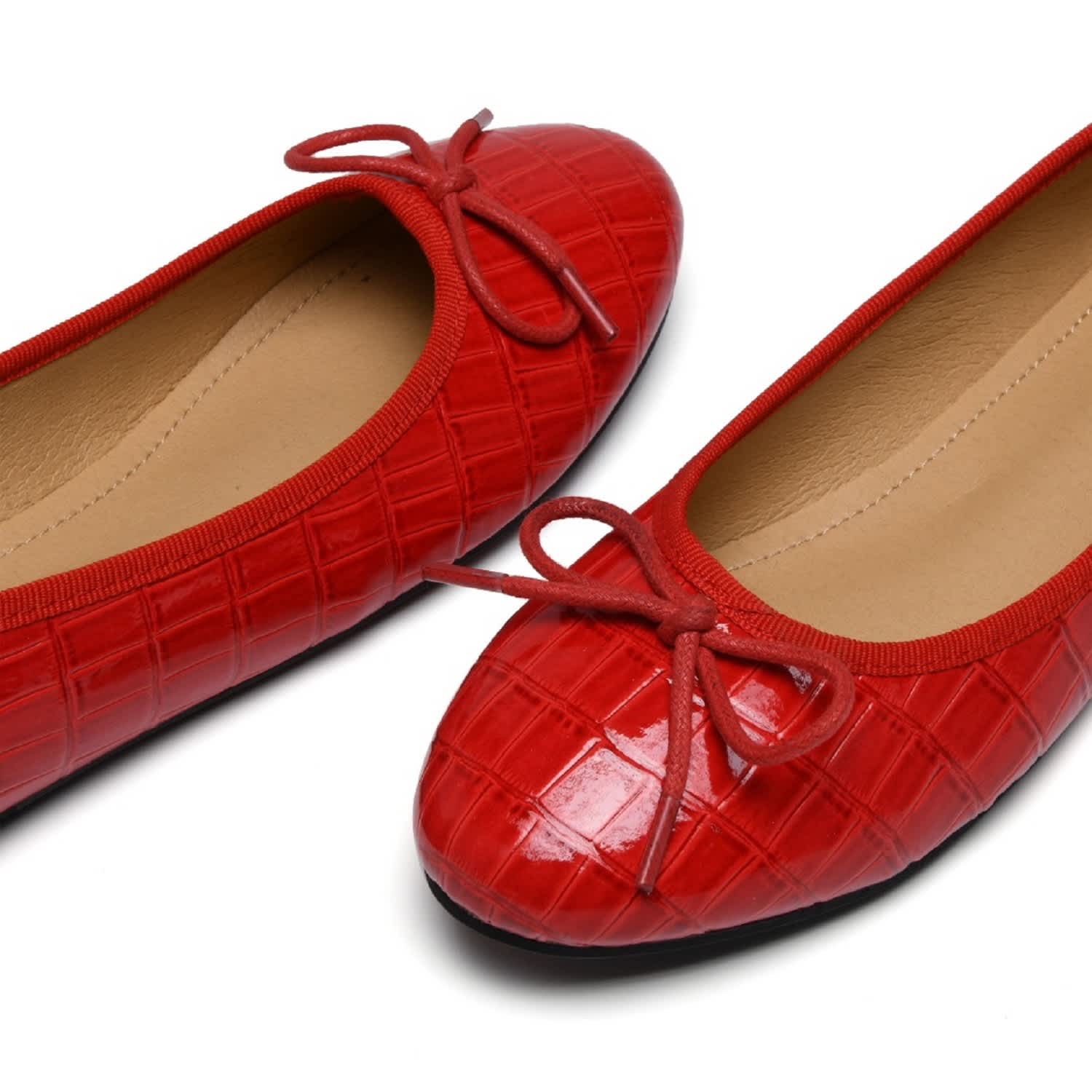 Toddler Shoes By Liv & Mia  Girls Boutique Red Quilted Bow Flats – Mia  Belle Girls