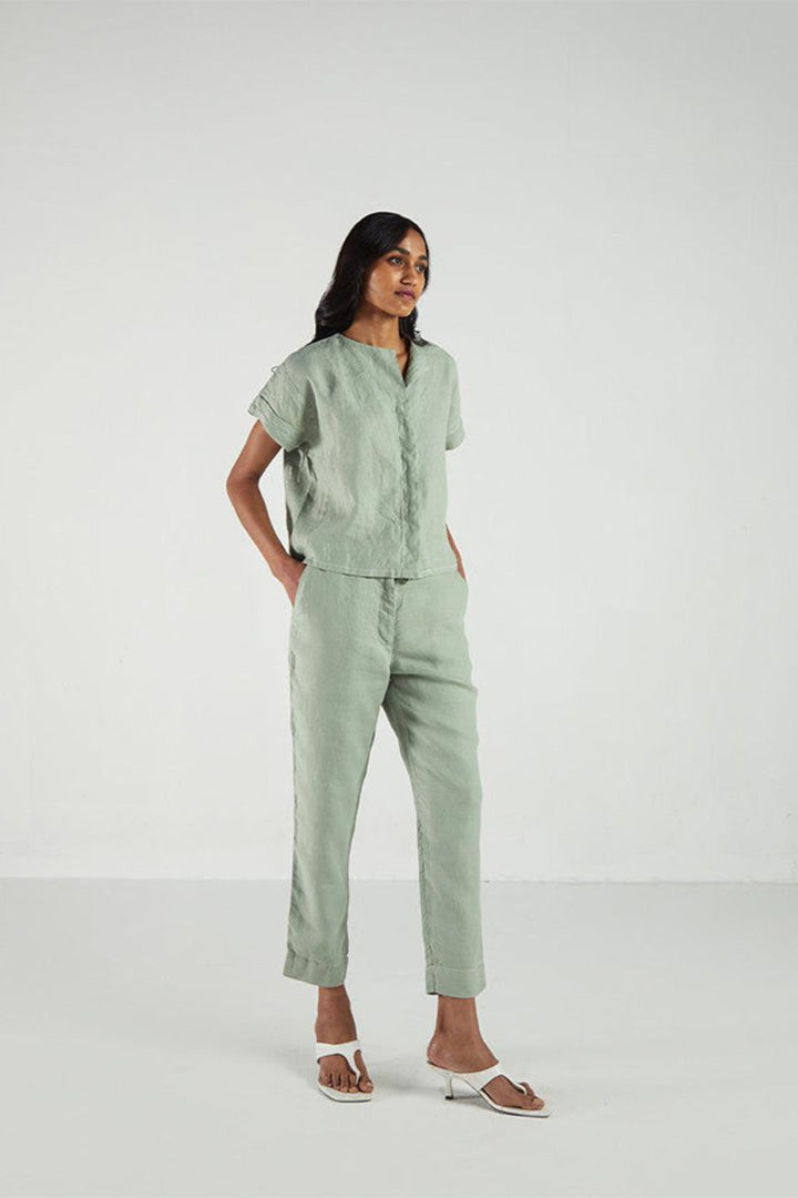 Women’s Green The Goes With Everything Pant Small Reistor