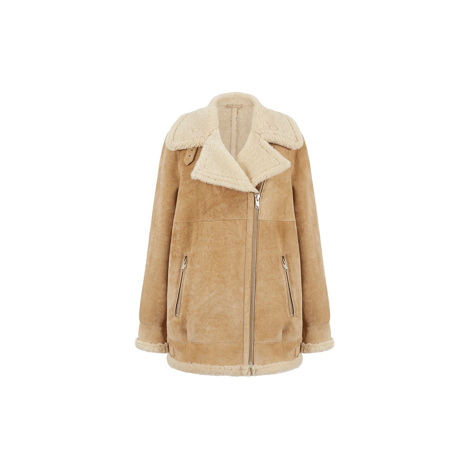 29THOCTOBER - London - Long Oversized Shearling Jacket