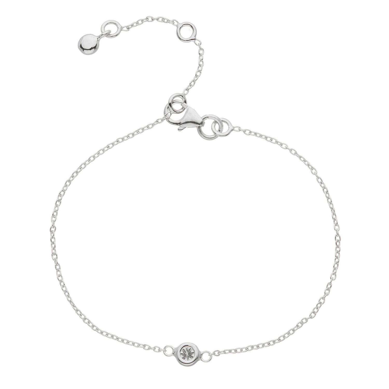 Women’s Hampton Moissanite & Silver Bracelet Auree Jewellery