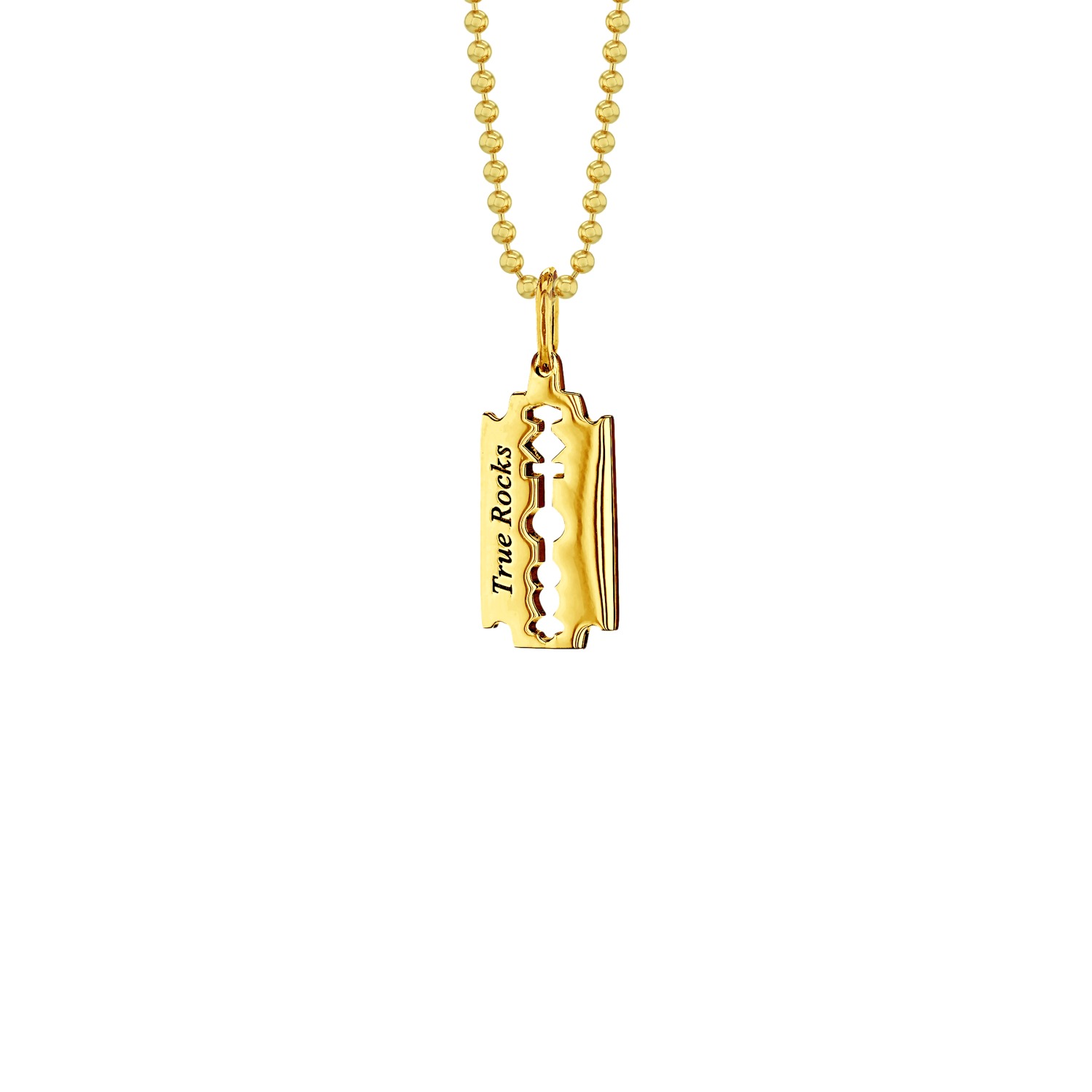 Razor Blade Pendant Necklace