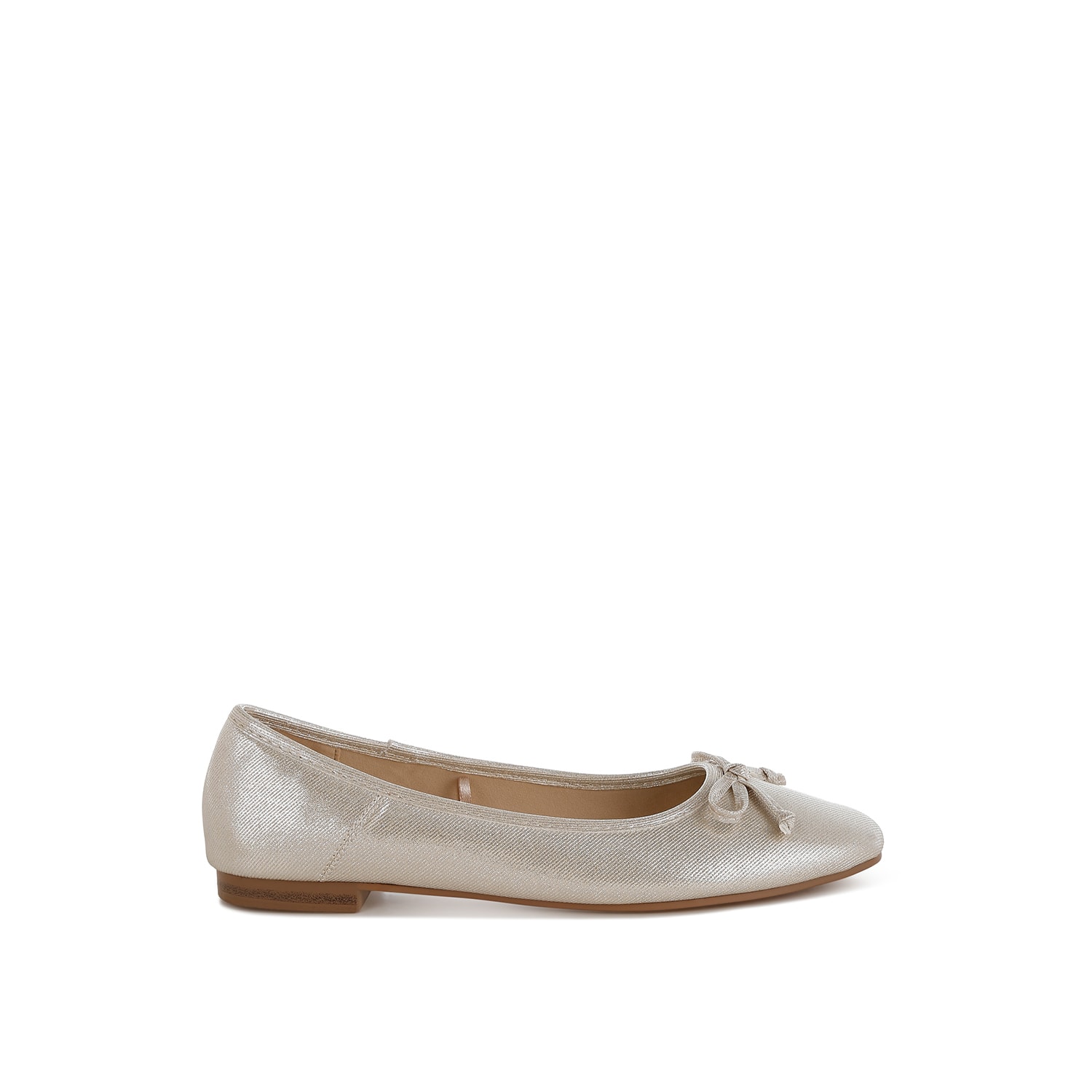 Rag & Co Women's Agshin Metallic Ballet Flats In Gold In Gold