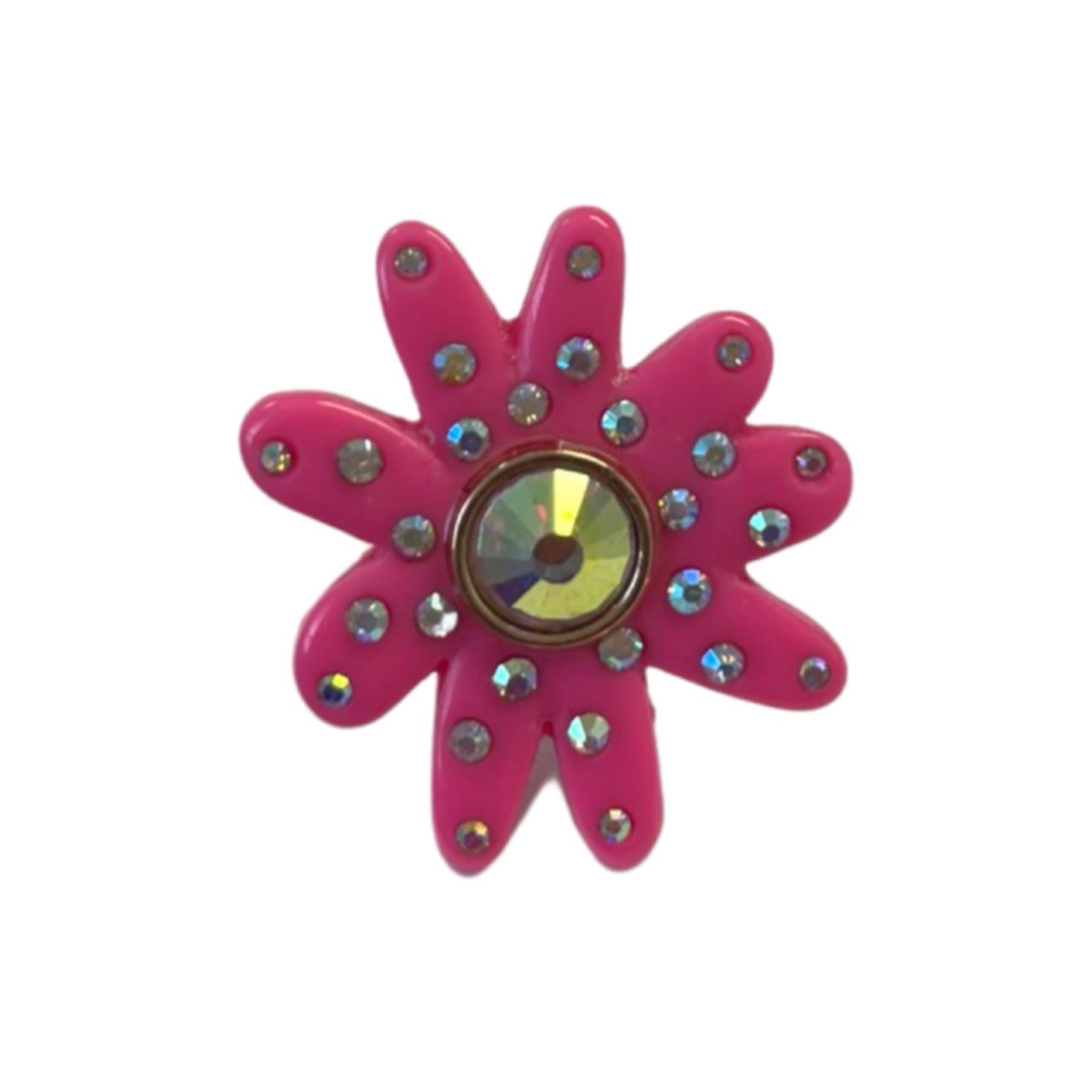 Women’s Pink / Purple Imperfect Floral Ring - Bright Pink Smith & Co. Jewel Design