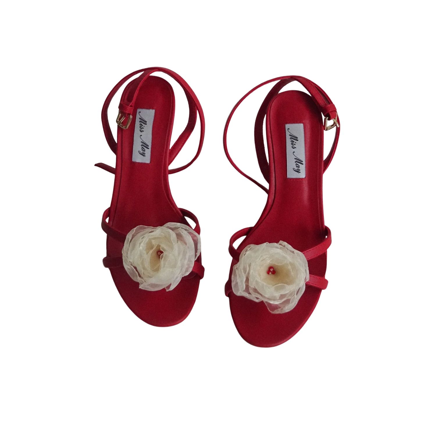 Miss May The Brand Women's Red Lovers Lane Heels In Red