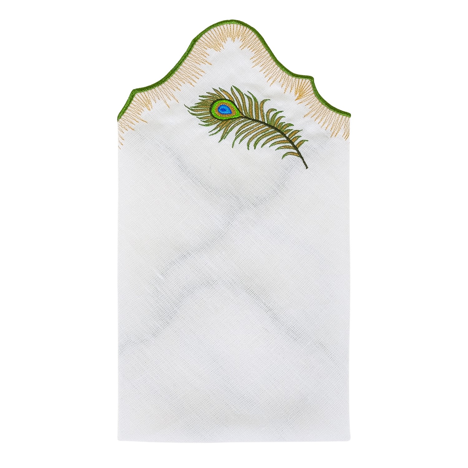 Km Home Collection Pavona Cotton Napkin Set Of 2 In Multi