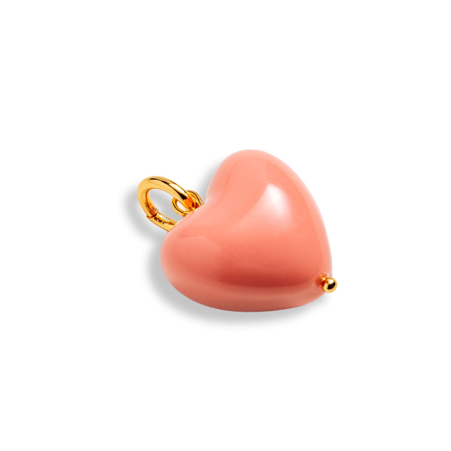 Mademoiselle Jules Women's Pink / Purple / Gold Candy Heart Charm - Pink