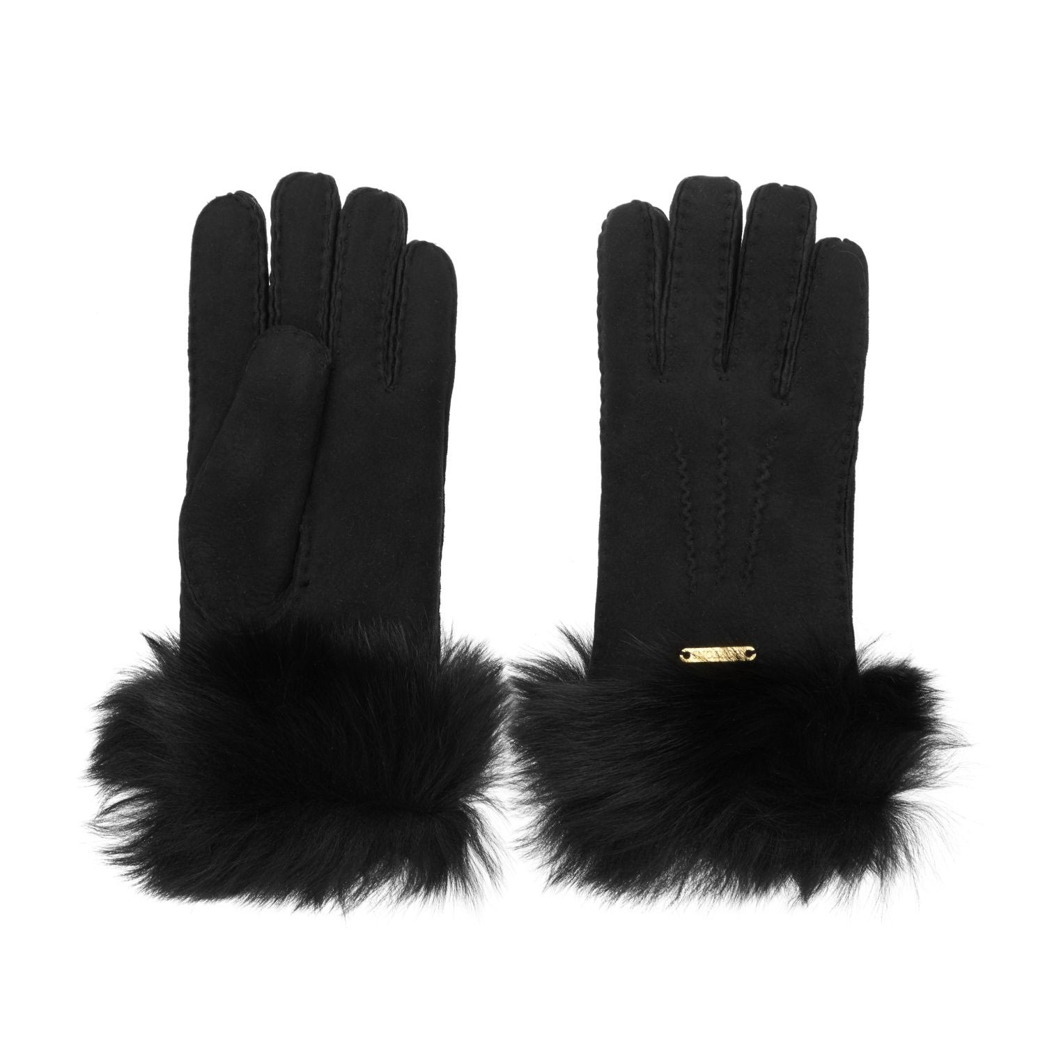 Hortons England Women's Elsfield Toscana Gloves Black In Black