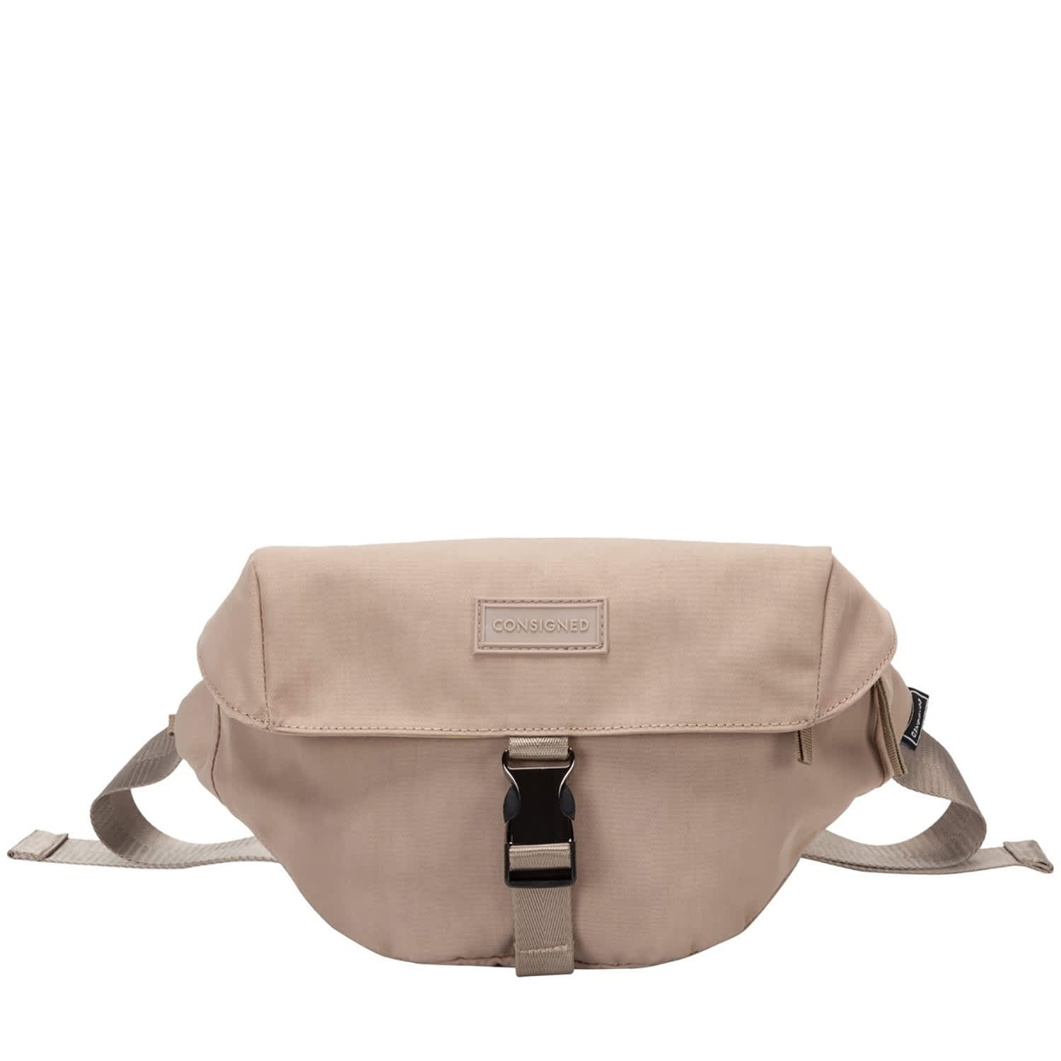 beige bum bag