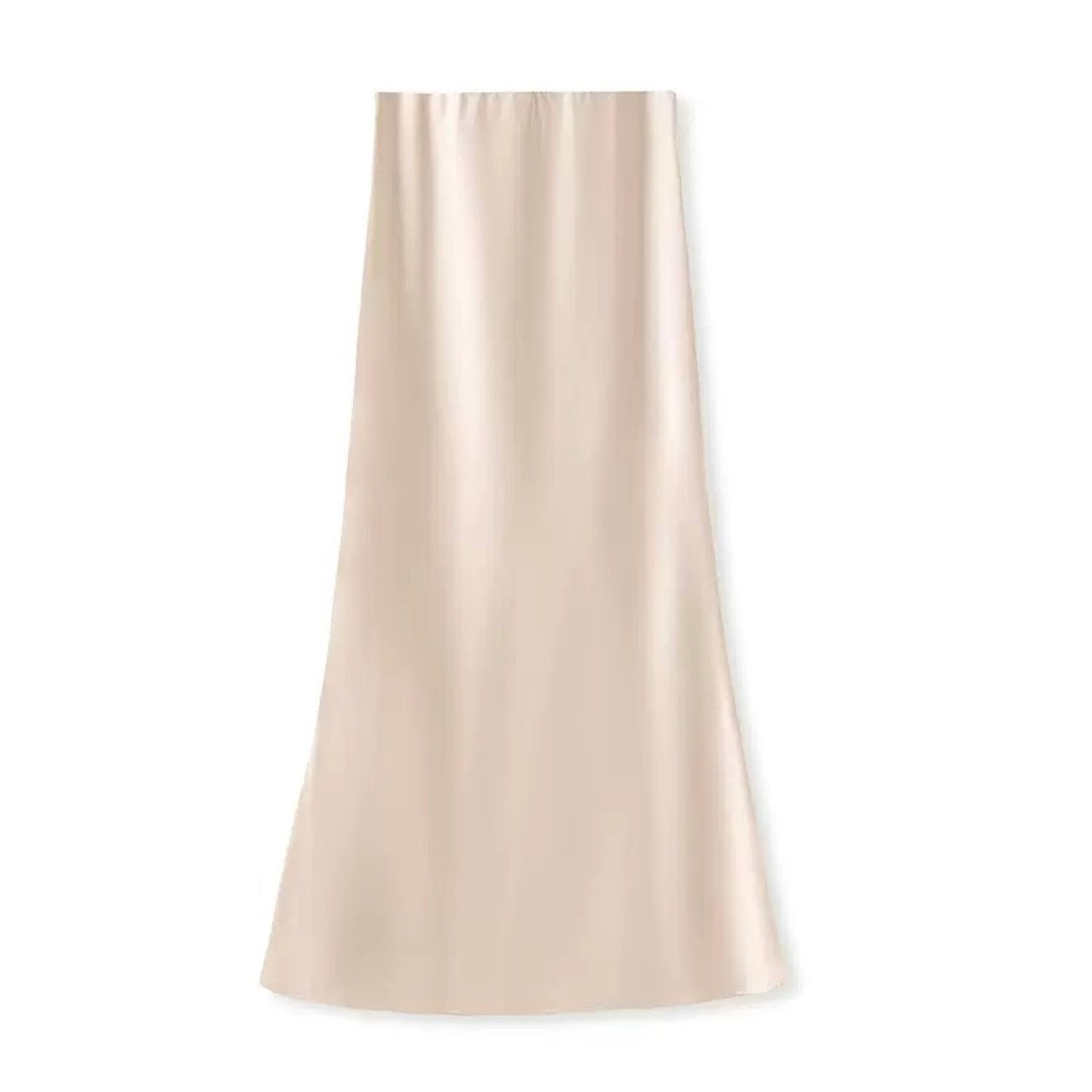 Jiaying Wang Wjy Studio London Women's White / Yellow A-line Cream Midi Skirt Goes With Everything