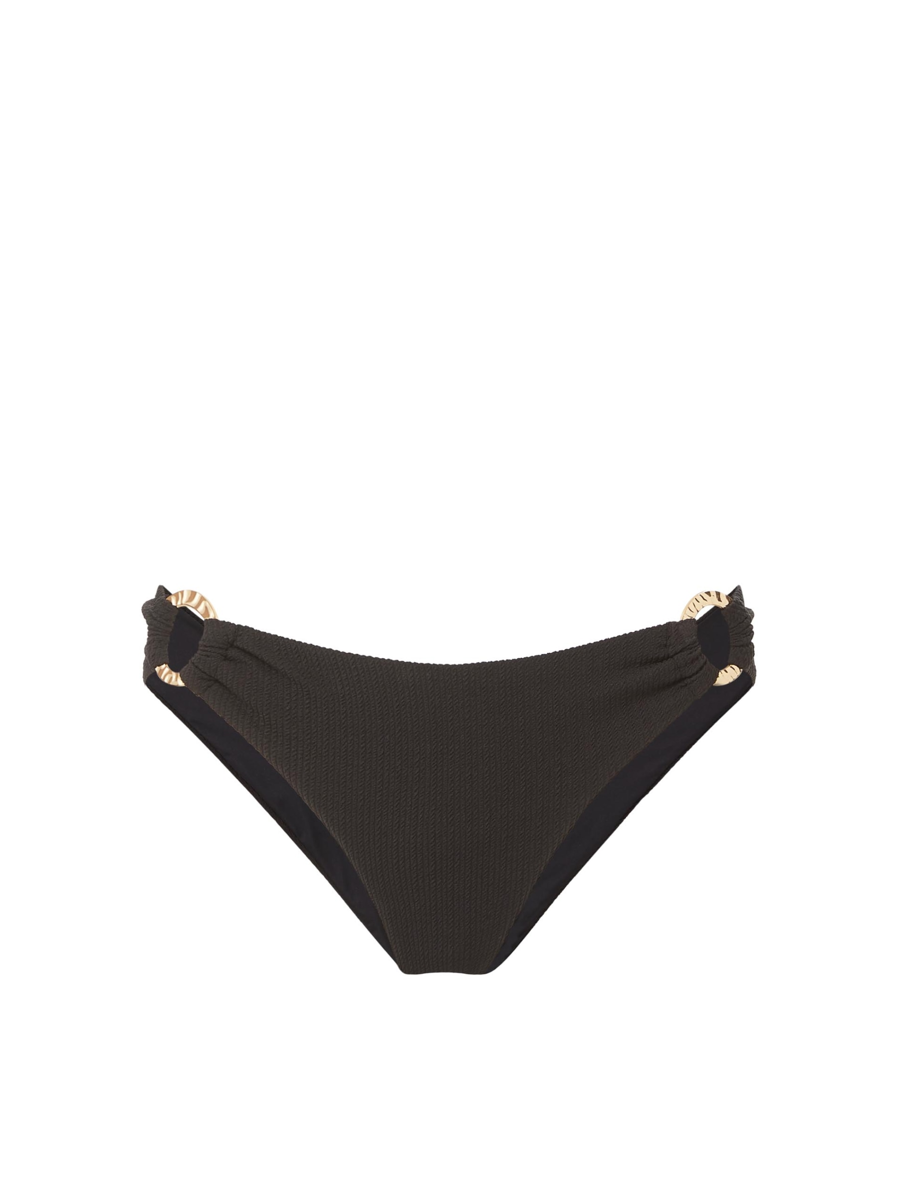 Change Of Scenery Women's Black / Neutrals Ring Trim Bottom In Black Texture In Black