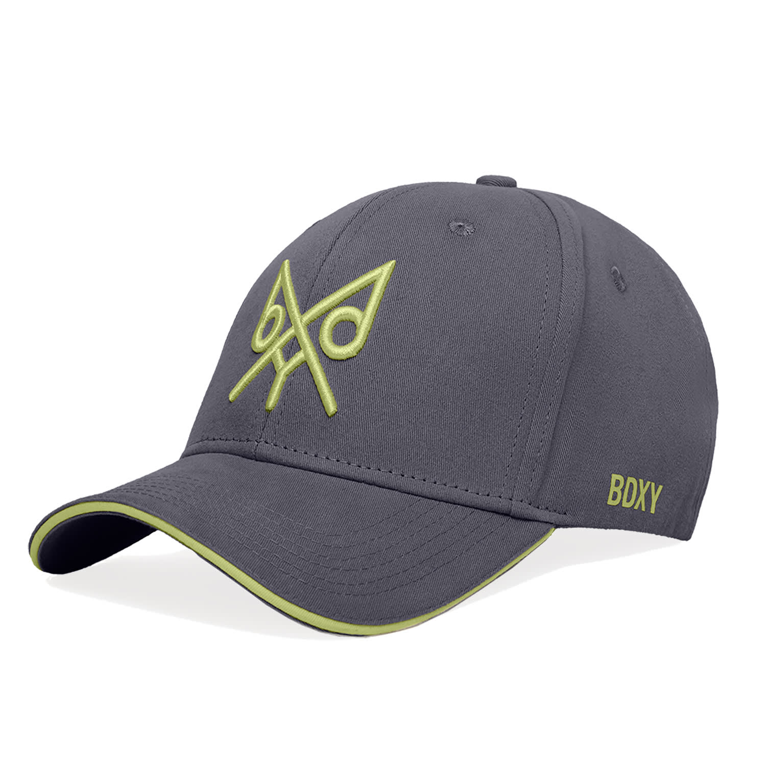 Bdxy Studio Men's Grey The Focus Baseball Cap - Granite