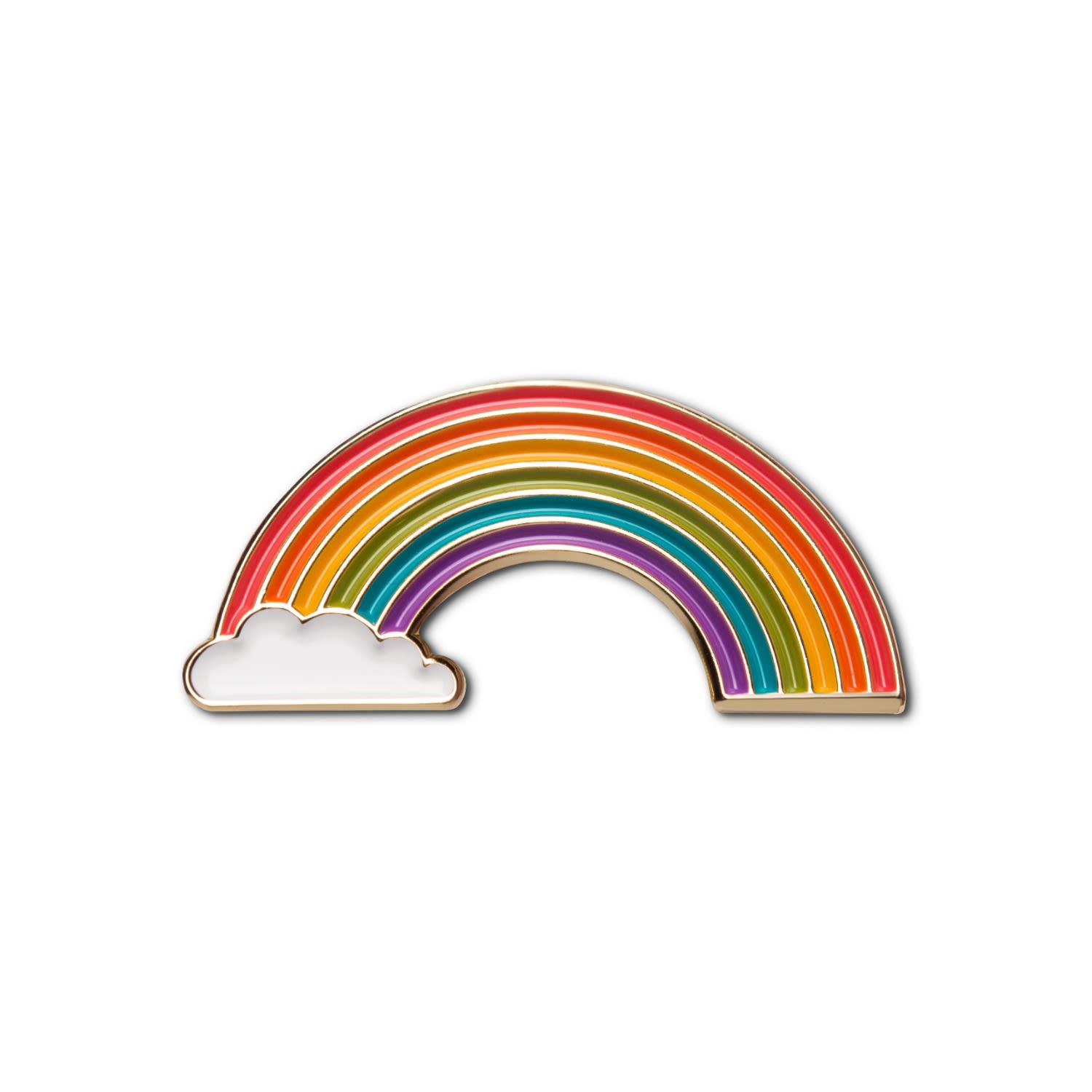 Women’s Enamel Pin Rainbow Make Heads Turn