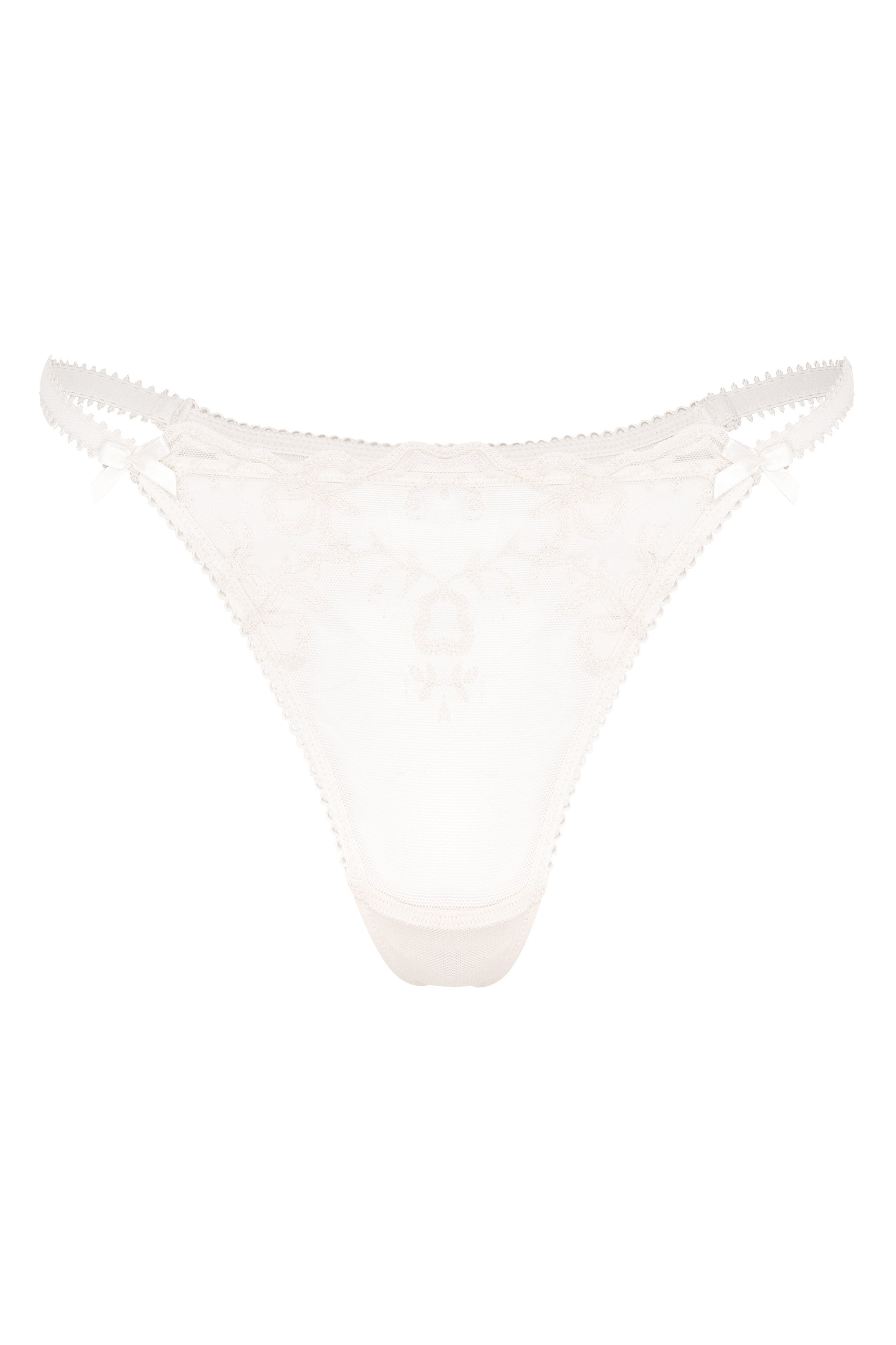 Wild Lovers London Women's Neutrals Charlotte Thong In White