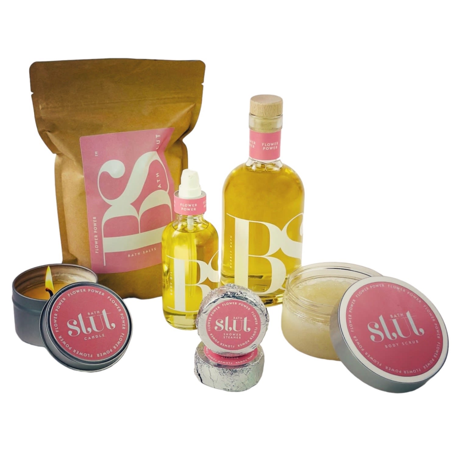 Rose Gold Sexy Self-Care Bath & Body Collection - Flower Power - Anise Rose Lily Of The Valley Bath Slut