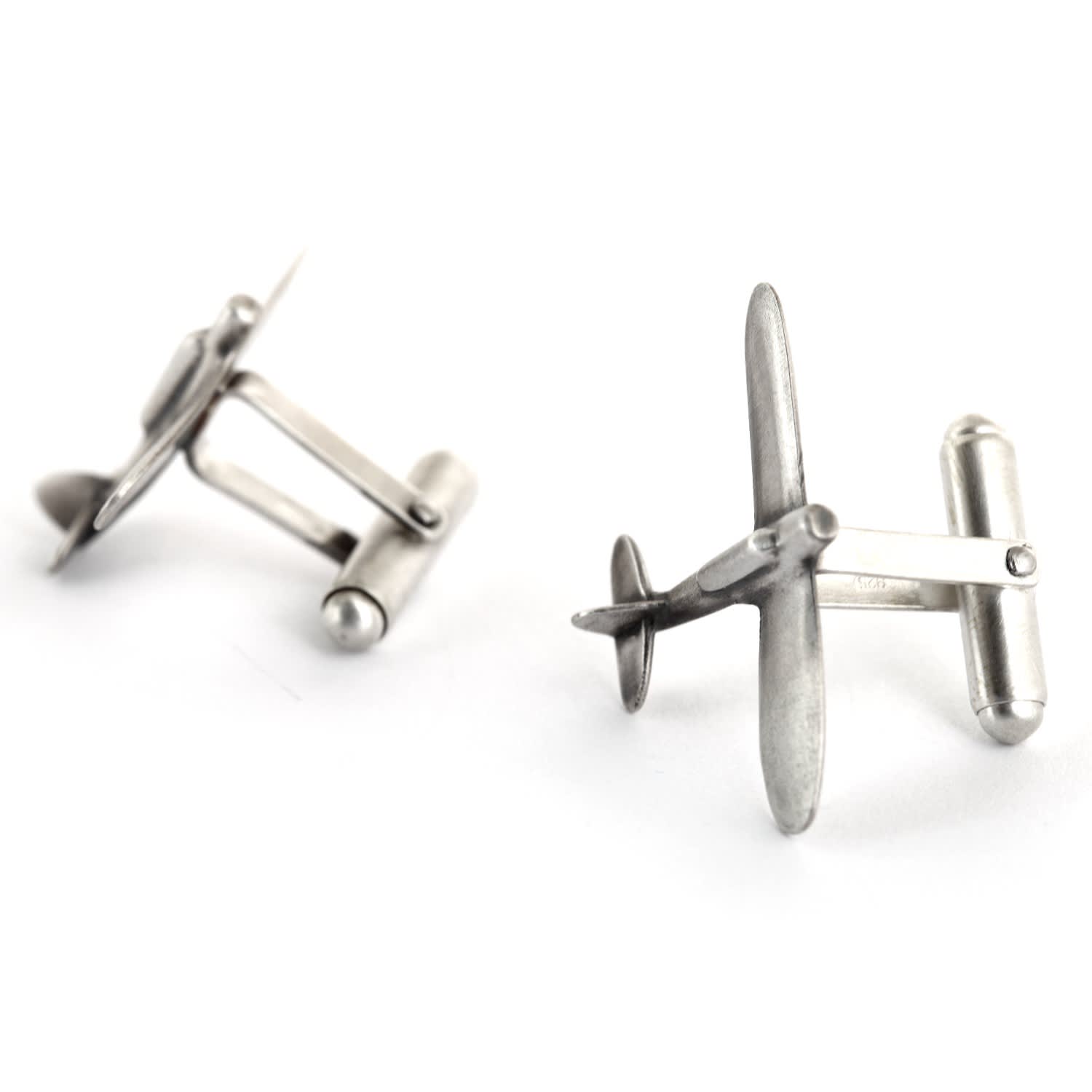Sterling silver hotsell airplane cufflinks