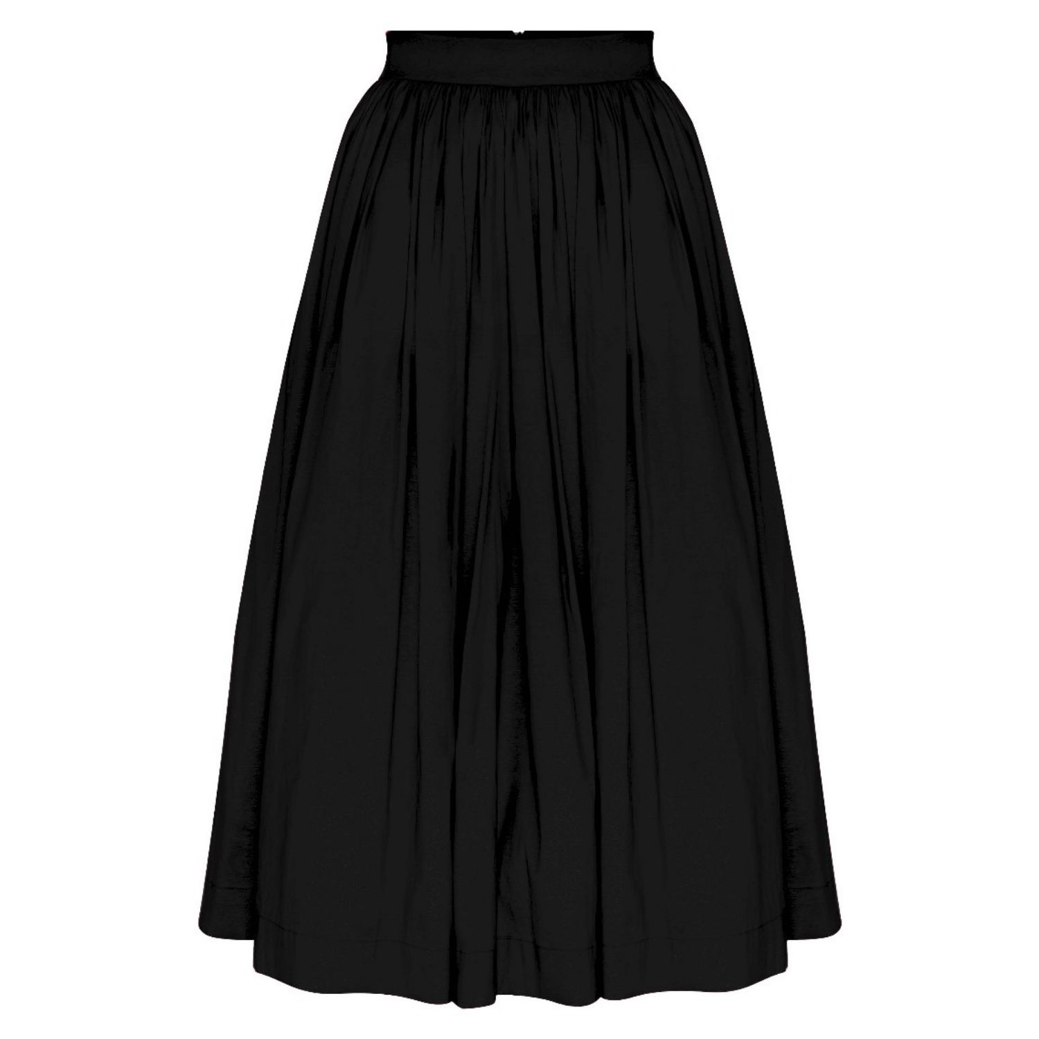 Nazli Ceren Women's Black Lou Lou Midi Skirt In Noir In Black