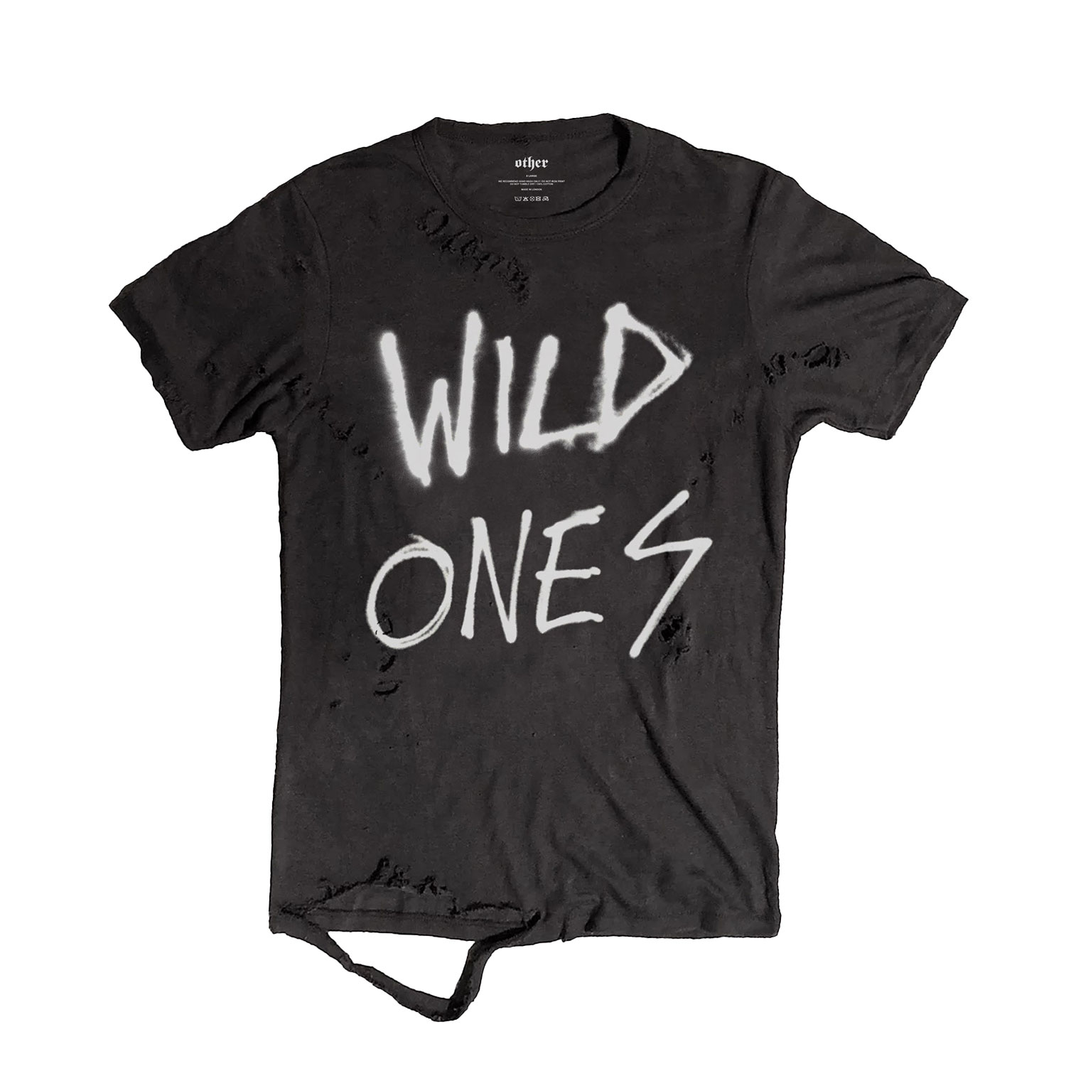 Women’s Wild Ones Graffiti - Thrasher T-Shirt - Black Extra Small OTHER UK