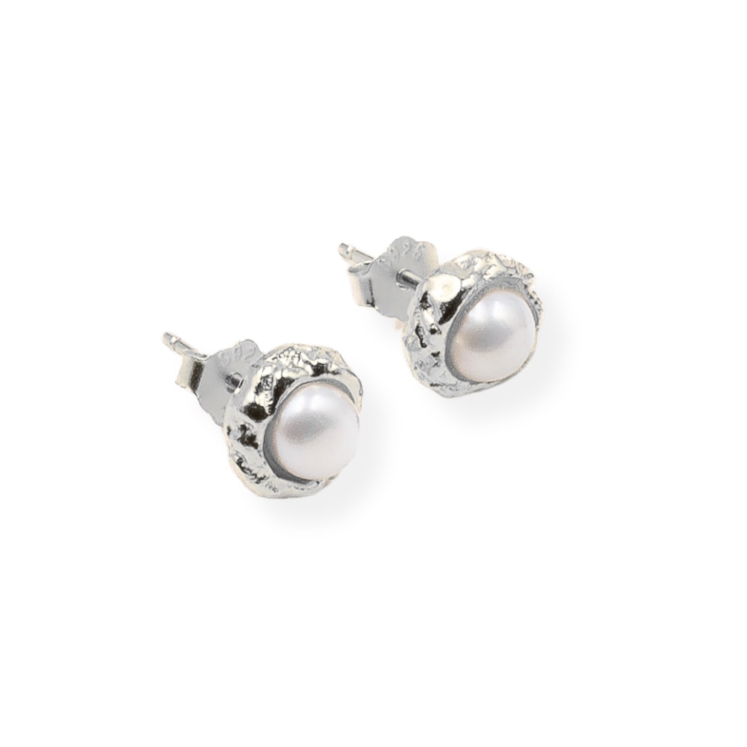 Martina Rozenberg Smira Jewelry Women's The Nebula Pearls Earrings Silver