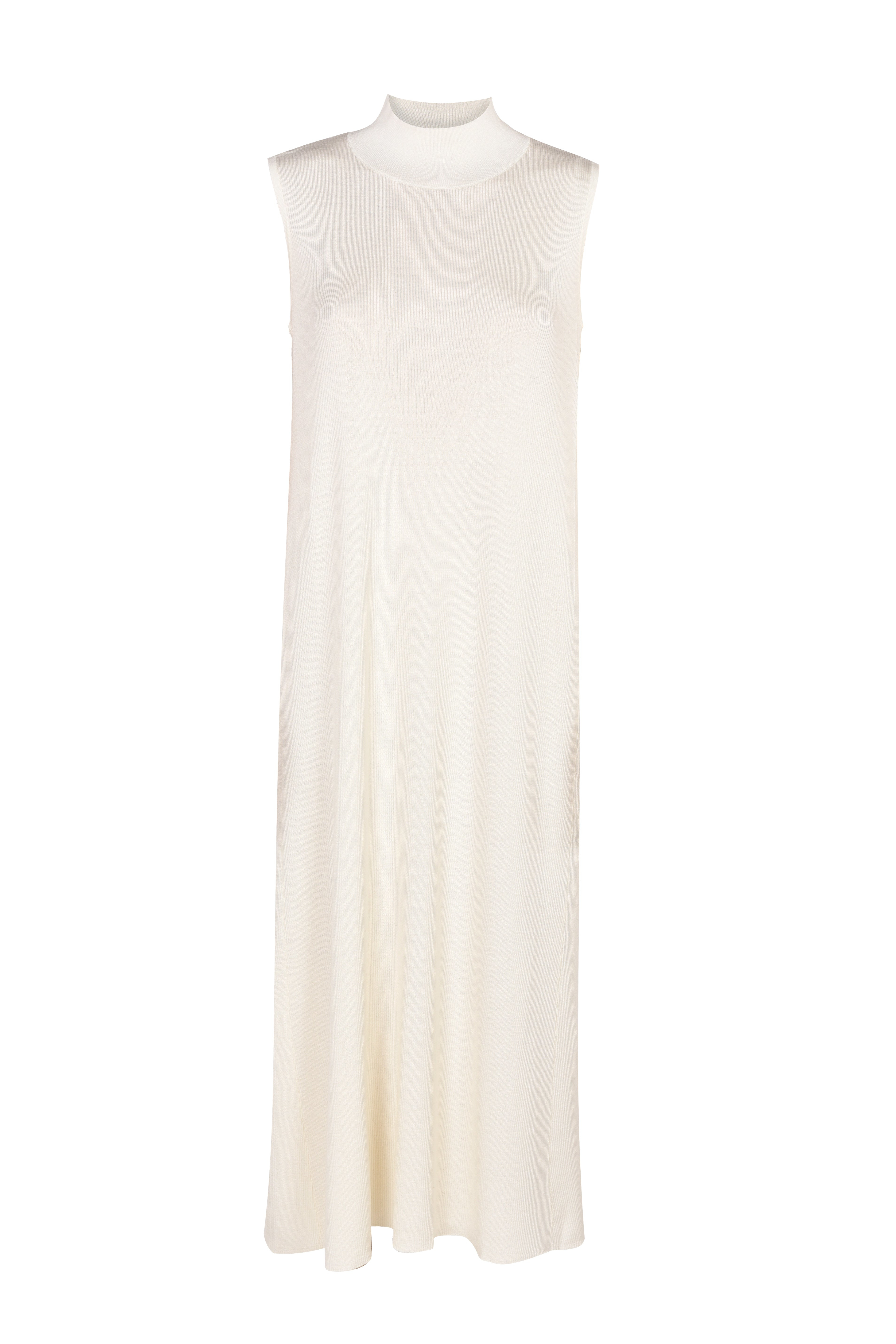 Justlove Women's Merino Wool And Silk Dress Ame White In White