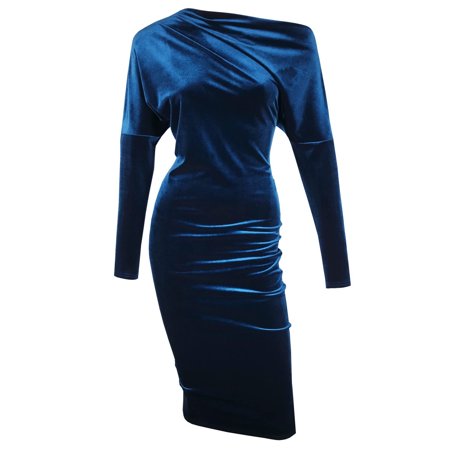 Early Bird Sapphire Velvet Dress | Me 