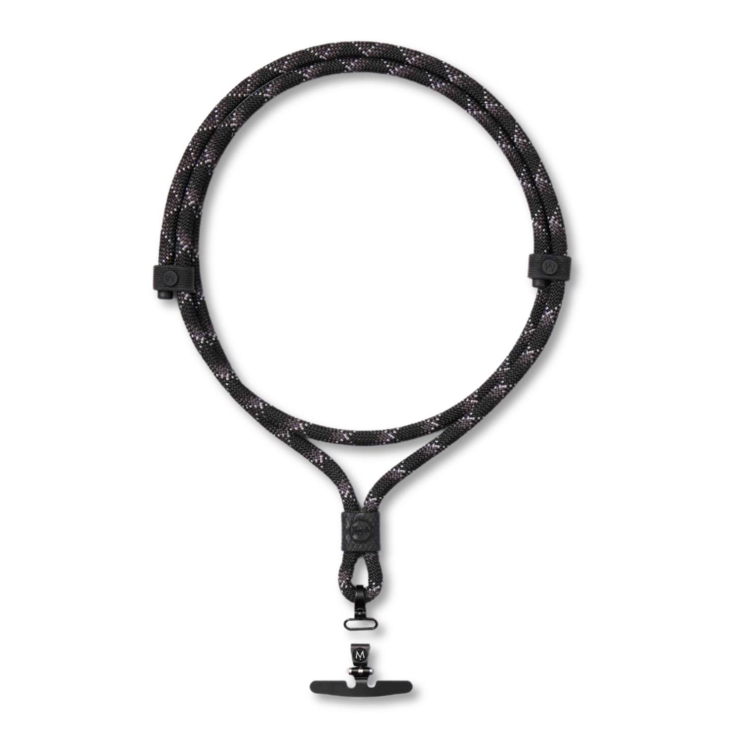 M.craftsman Yoggle Click Crossbody Phone Strap - The Nolan - Black In Black