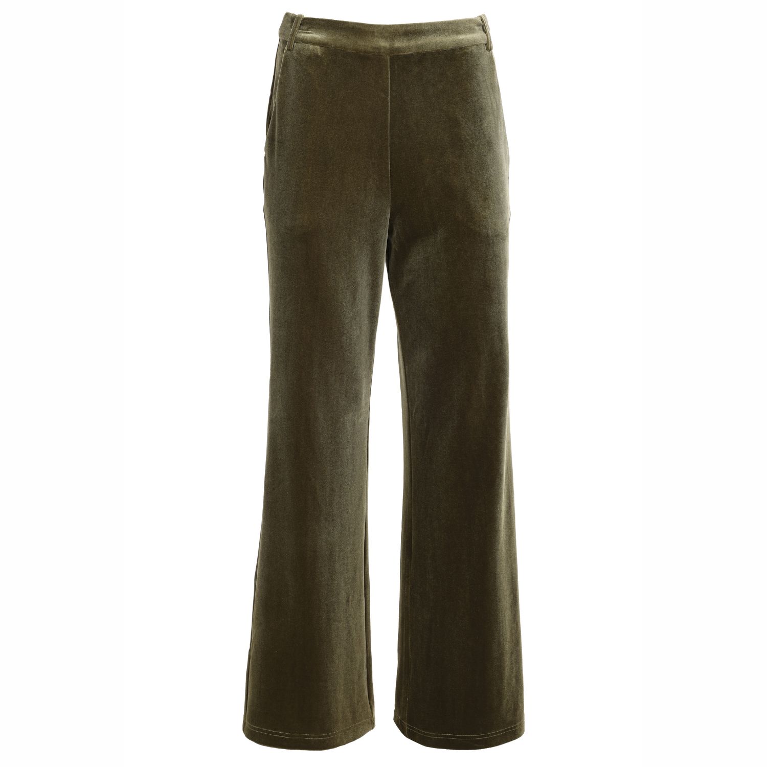 Women’s Never Say Goodbye Velvet Trousers In Green Small Traffic People