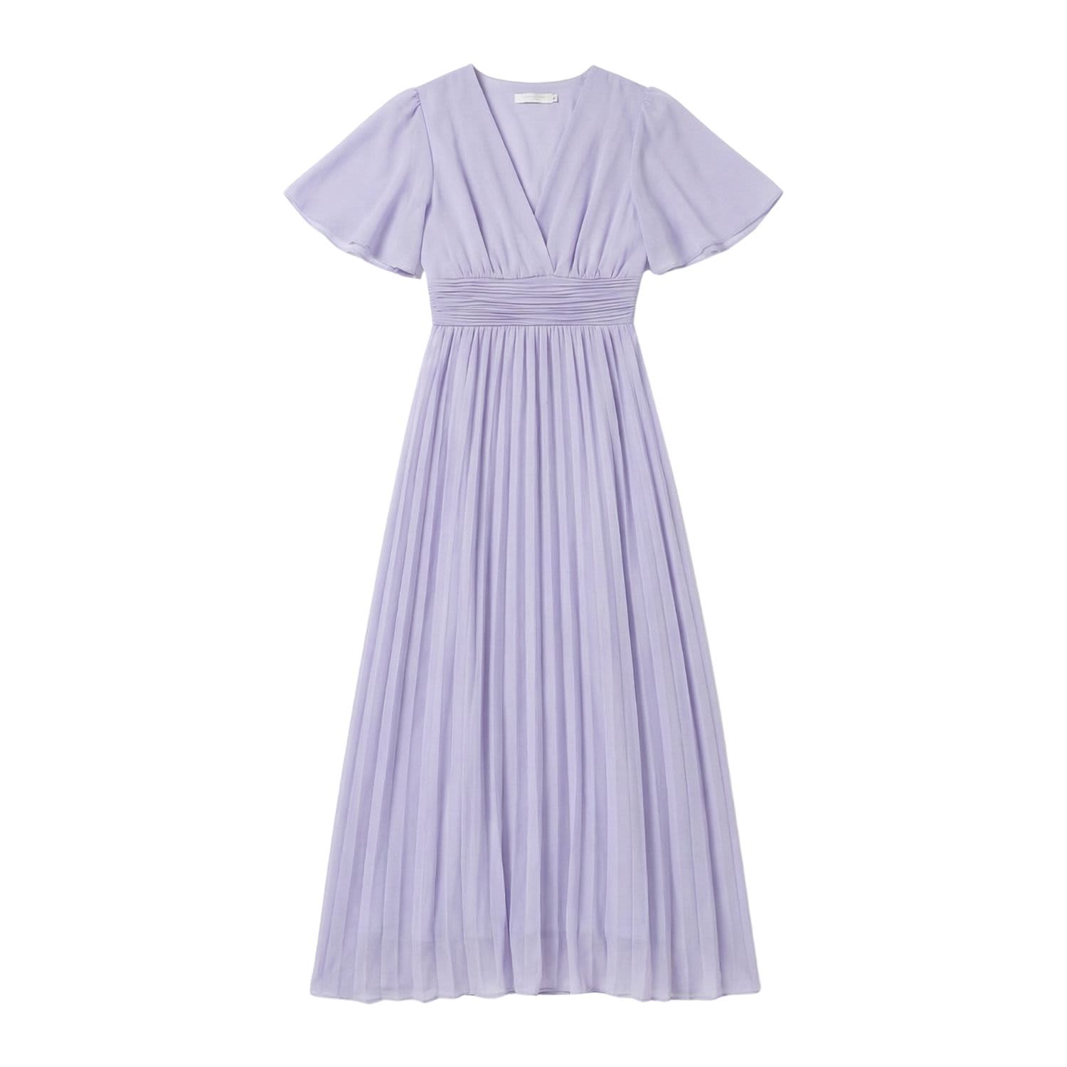 knee length dresses for ladies Lilac Midi Dress