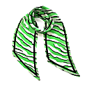 Ingmarson Wild Tiger Silk Neck Scarf Mint Green In Neck