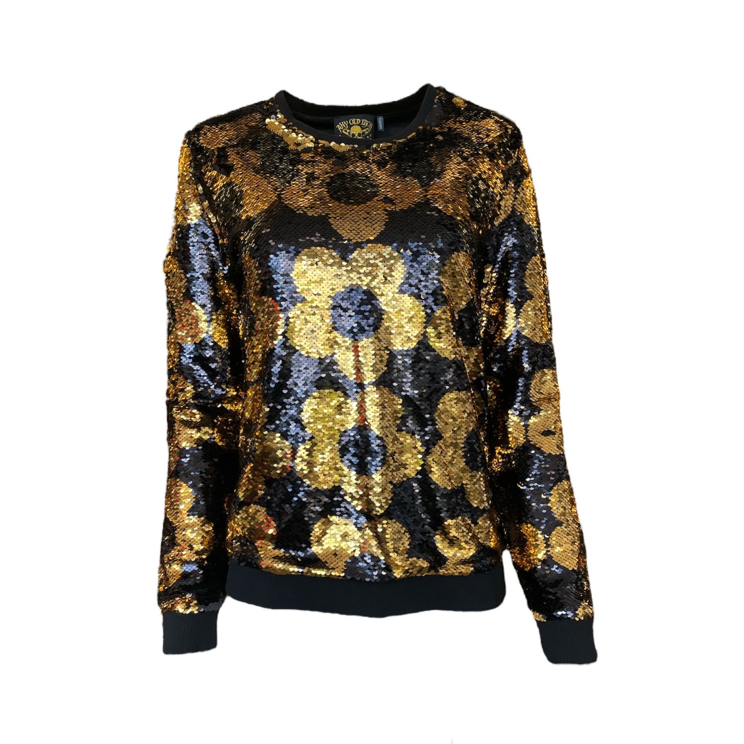 Any Old Iron Women's Gold / Black  Mini Quant Sweatshirt In Brown