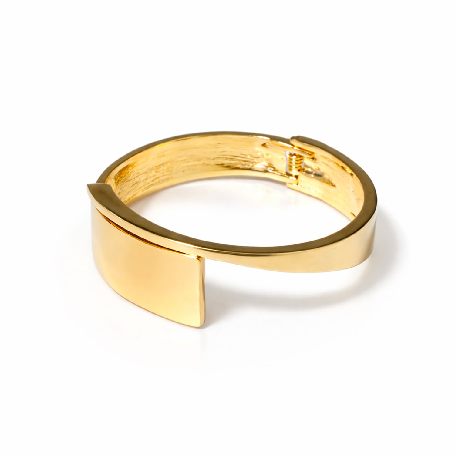 Monarch Women's Sculpted Gold Cuff Bracelet