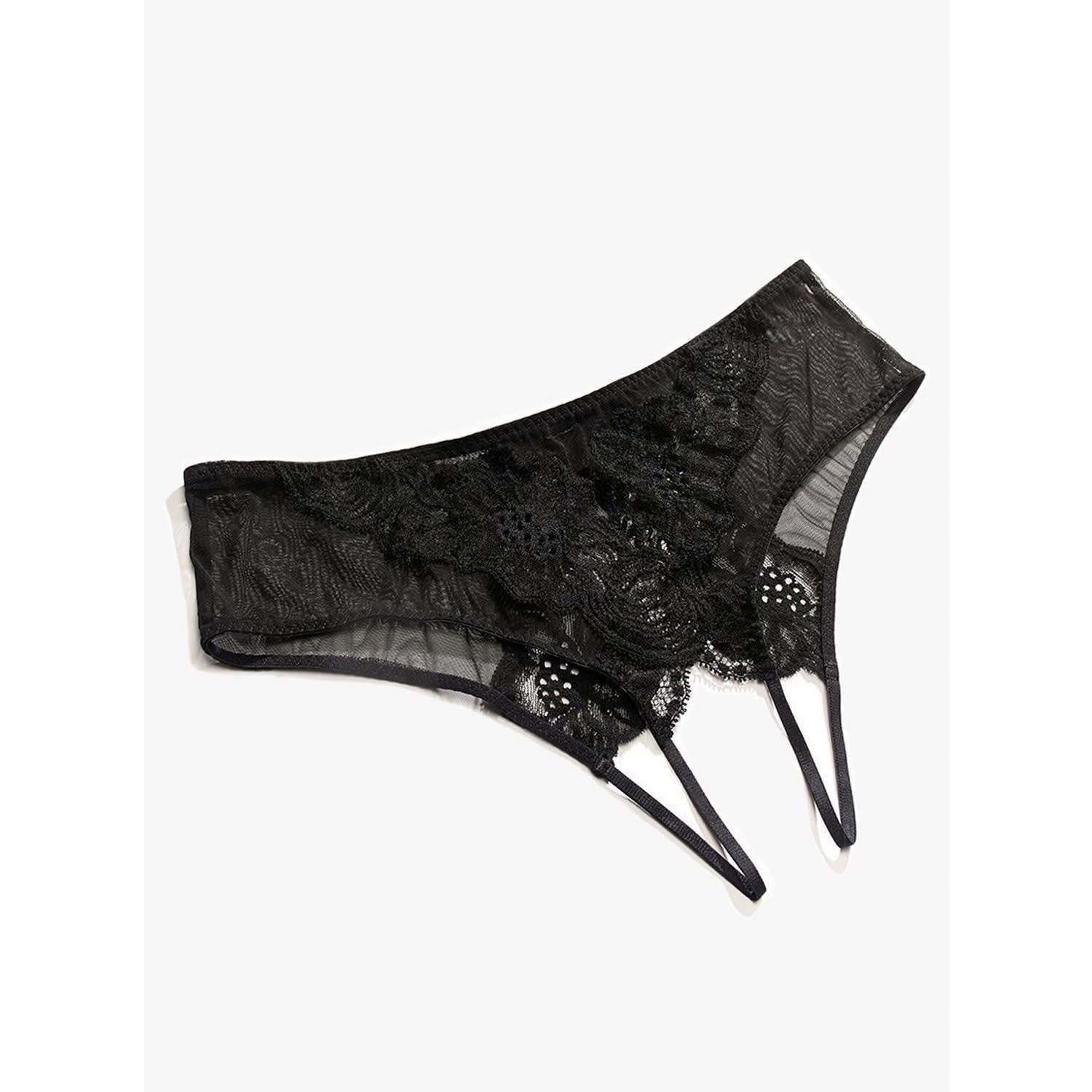 Beaty Street Black Lace Ouvert (S) Myla London Wolf & Badger