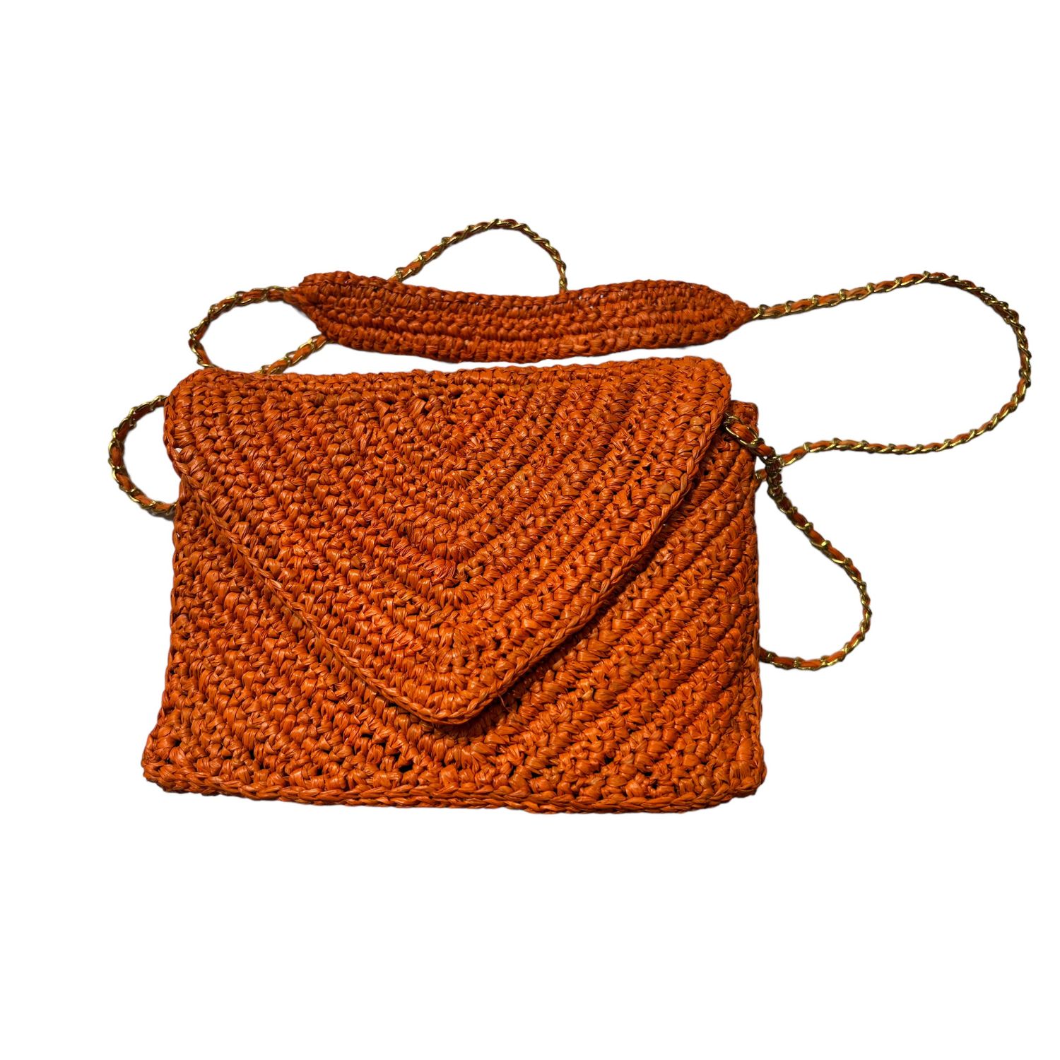 Zanatany Concepts Micky Crossbody Bag In Yellow/orange