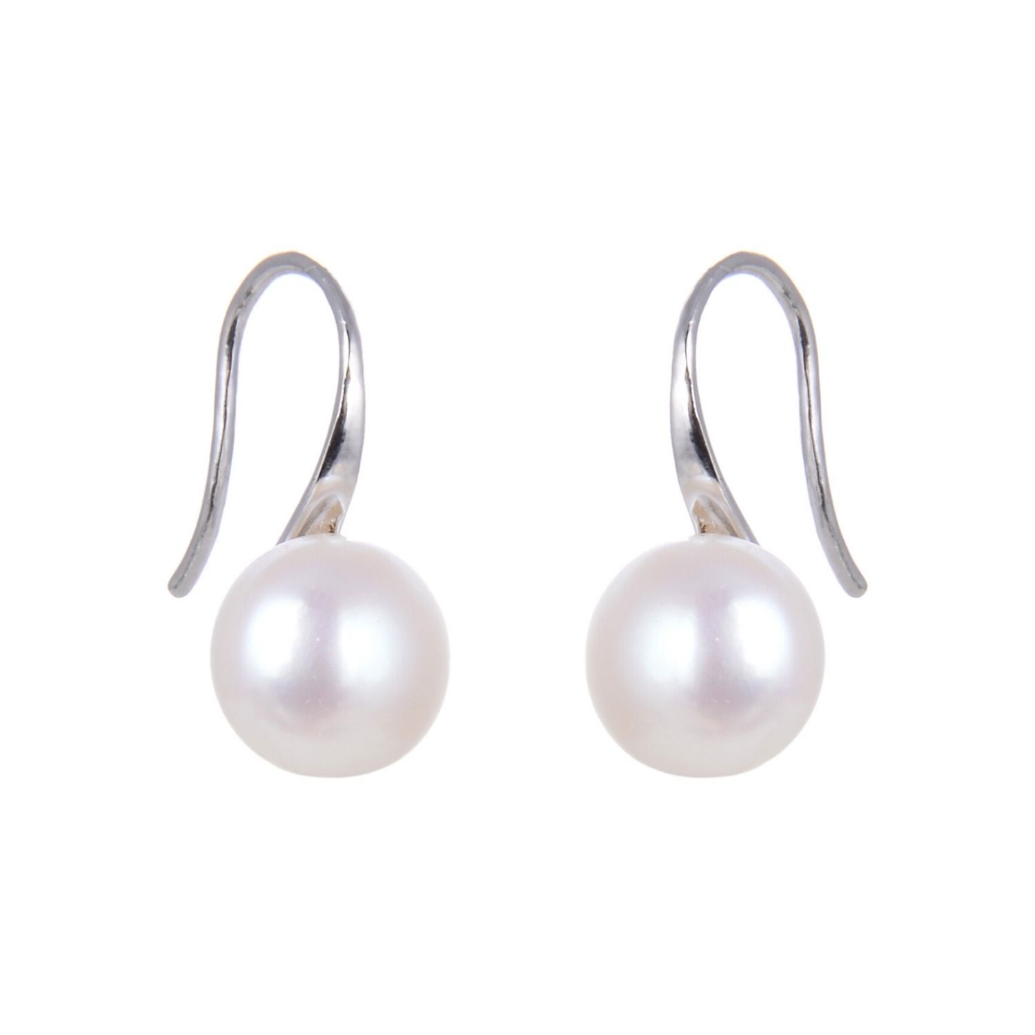 House Of Elliott Women's White / Silver Evelyn Pearl Earrings In Multi