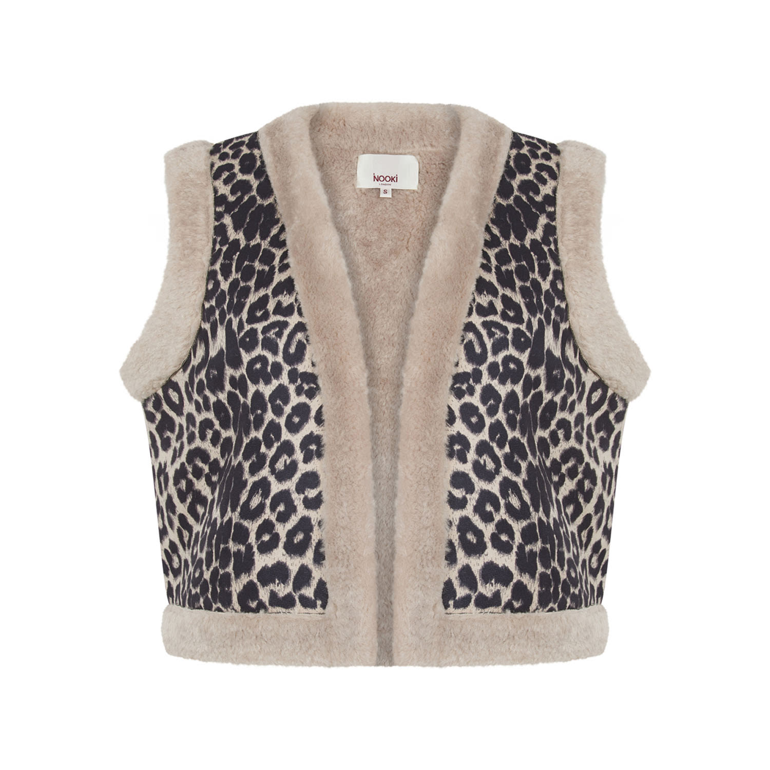 Nooki Design Women's Neutrals Arnica Leopard Gilet In Neutral